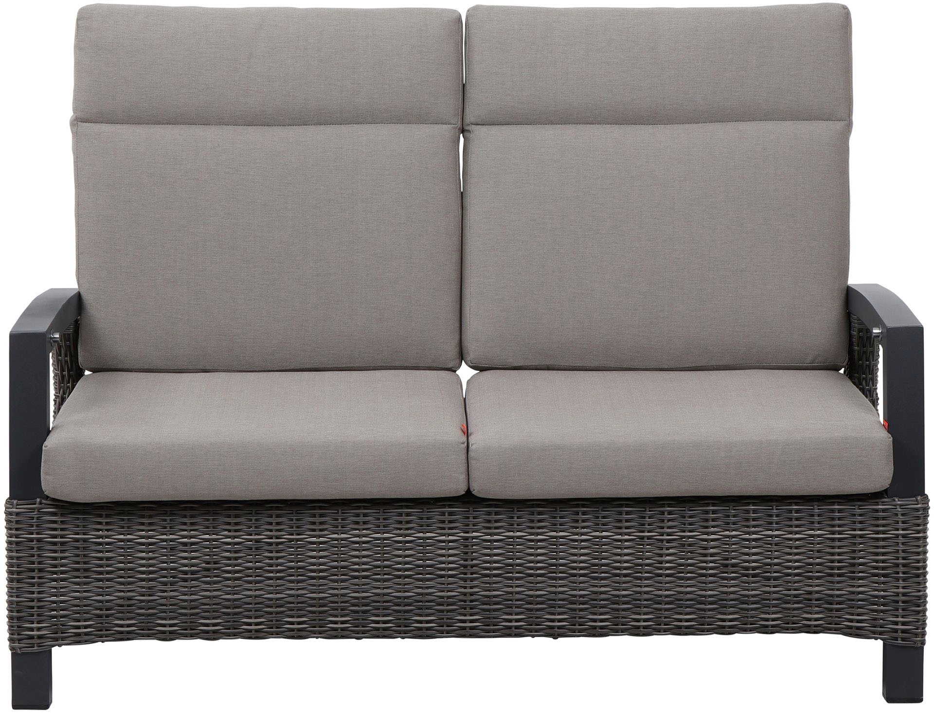 Siena Garden Gartenlounge-Set »Corido«, (Set, 8 tlg.), bestehend aus 2 Sesseln, 1 Bank, 1 Tisch und 4 Auflagen