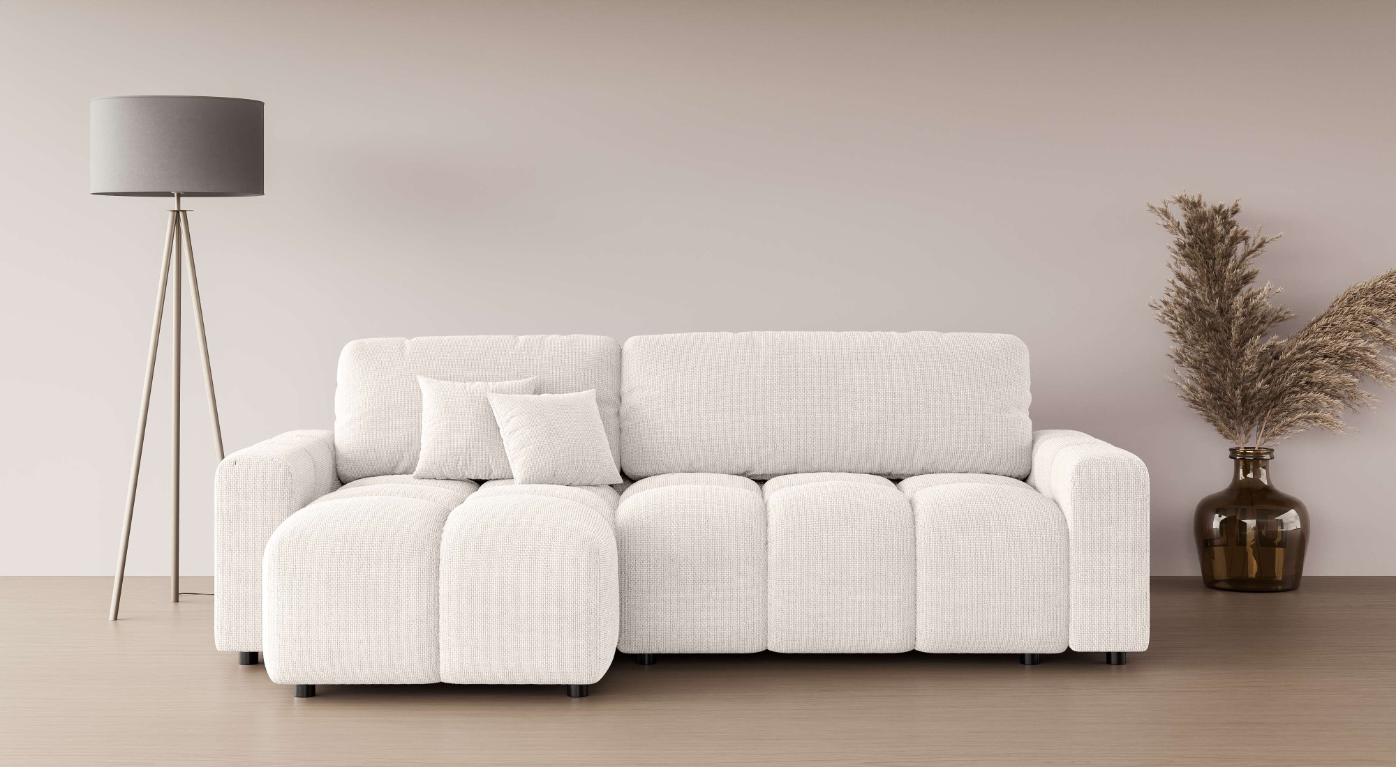 Home affaire Ecksofa "FELICI, Schlafsofa 233cm, L-Form mit Recamiere beidse günstig online kaufen