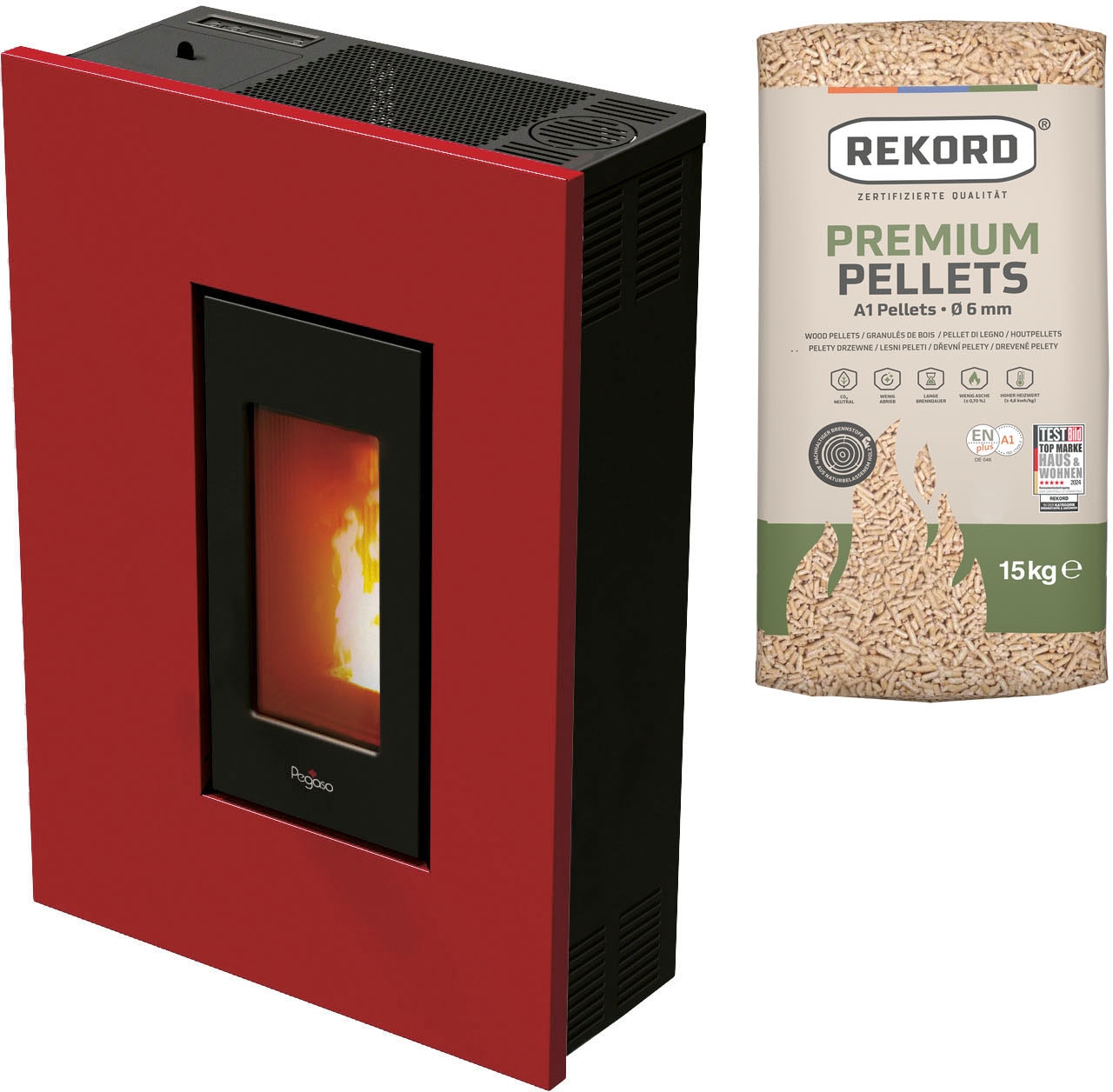 Firefix Pelletofen "Pegaso " Madison 5", 2,5-5,2 kW"