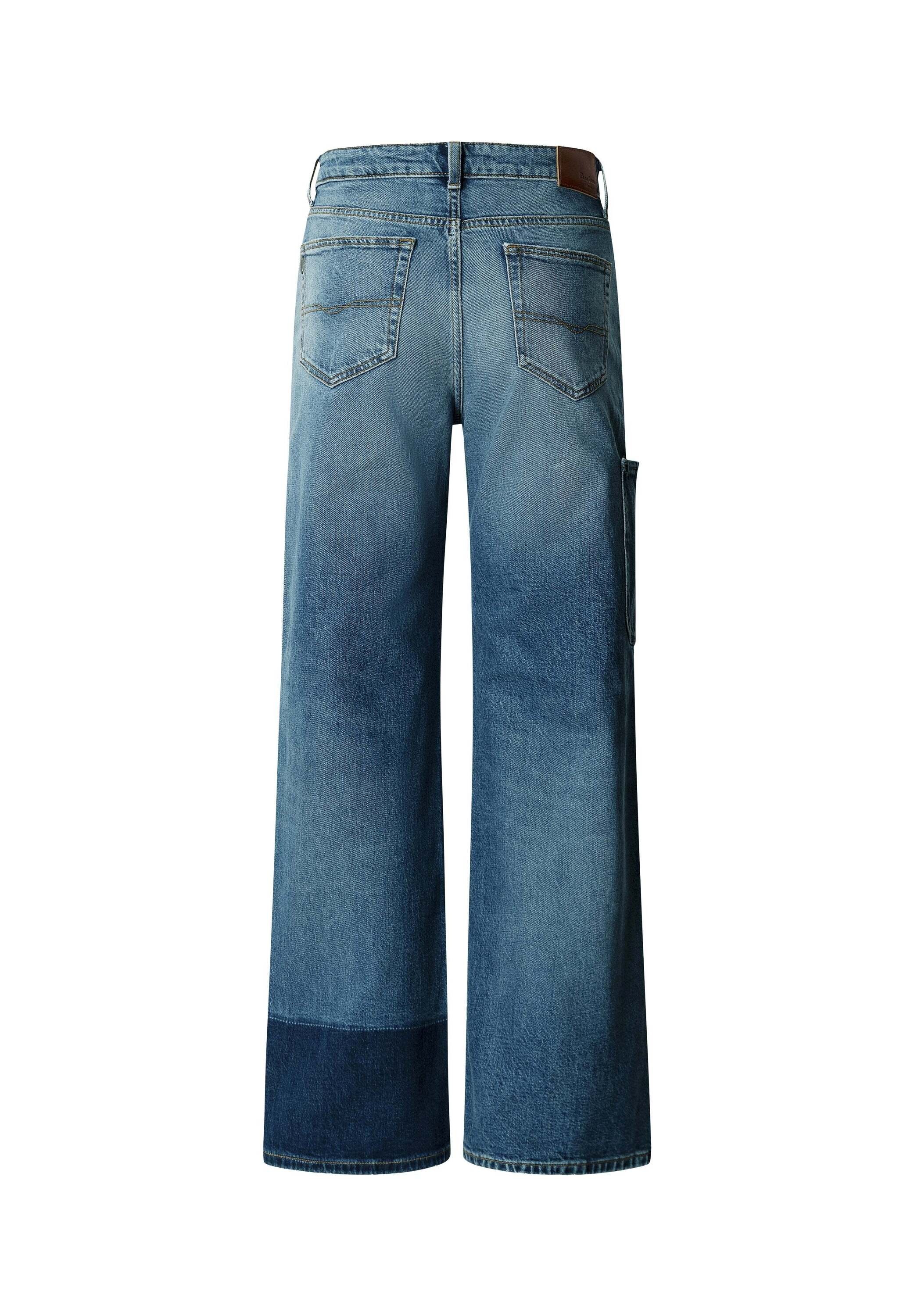 Pepe Jeans Straight-Jeans »trousers STRAIGHT JEANS UHW LEXA MID DARK«