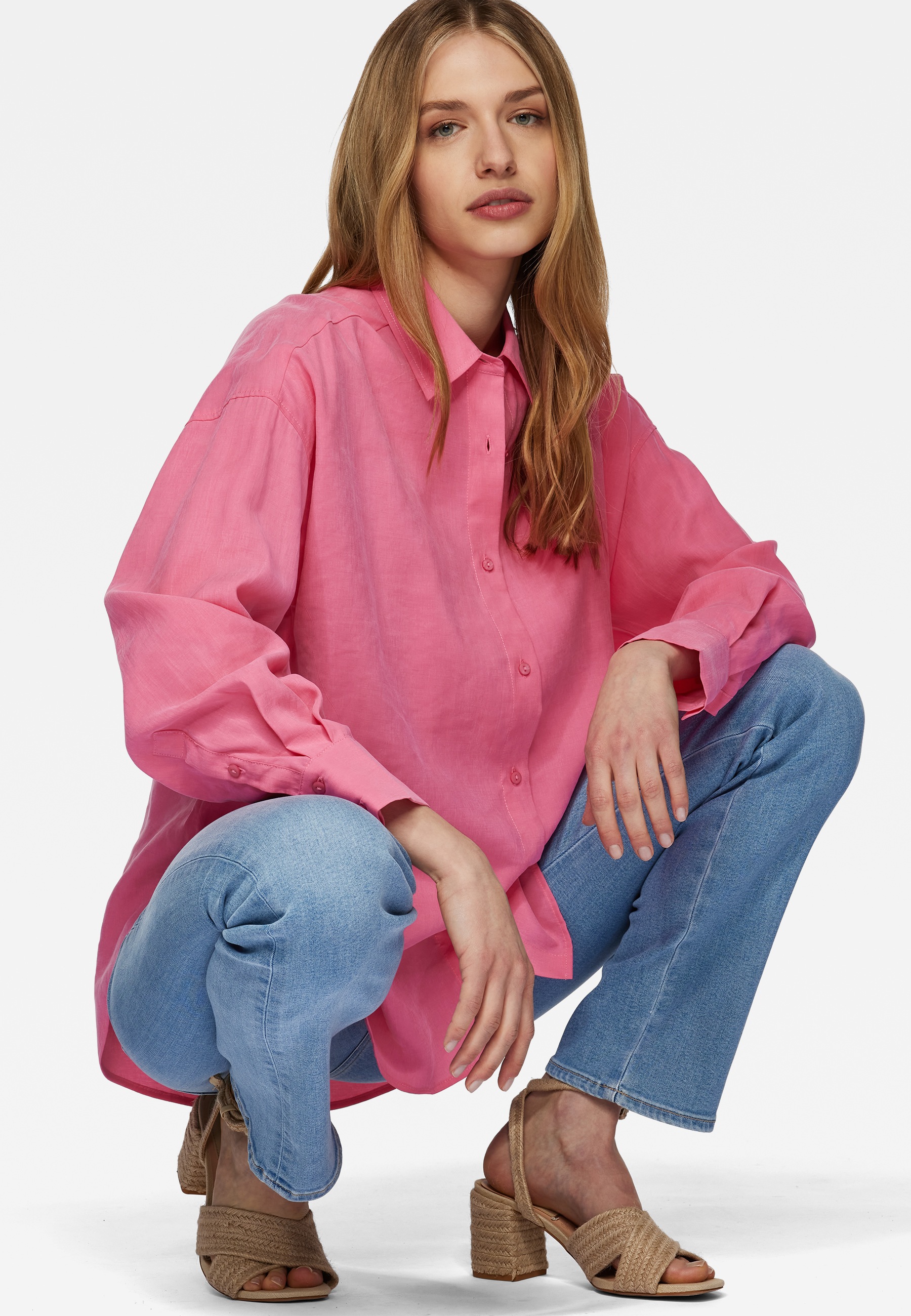 Mavi Hemdbluse »LONG SLEEVE SHIRT«, Oversized Hemd