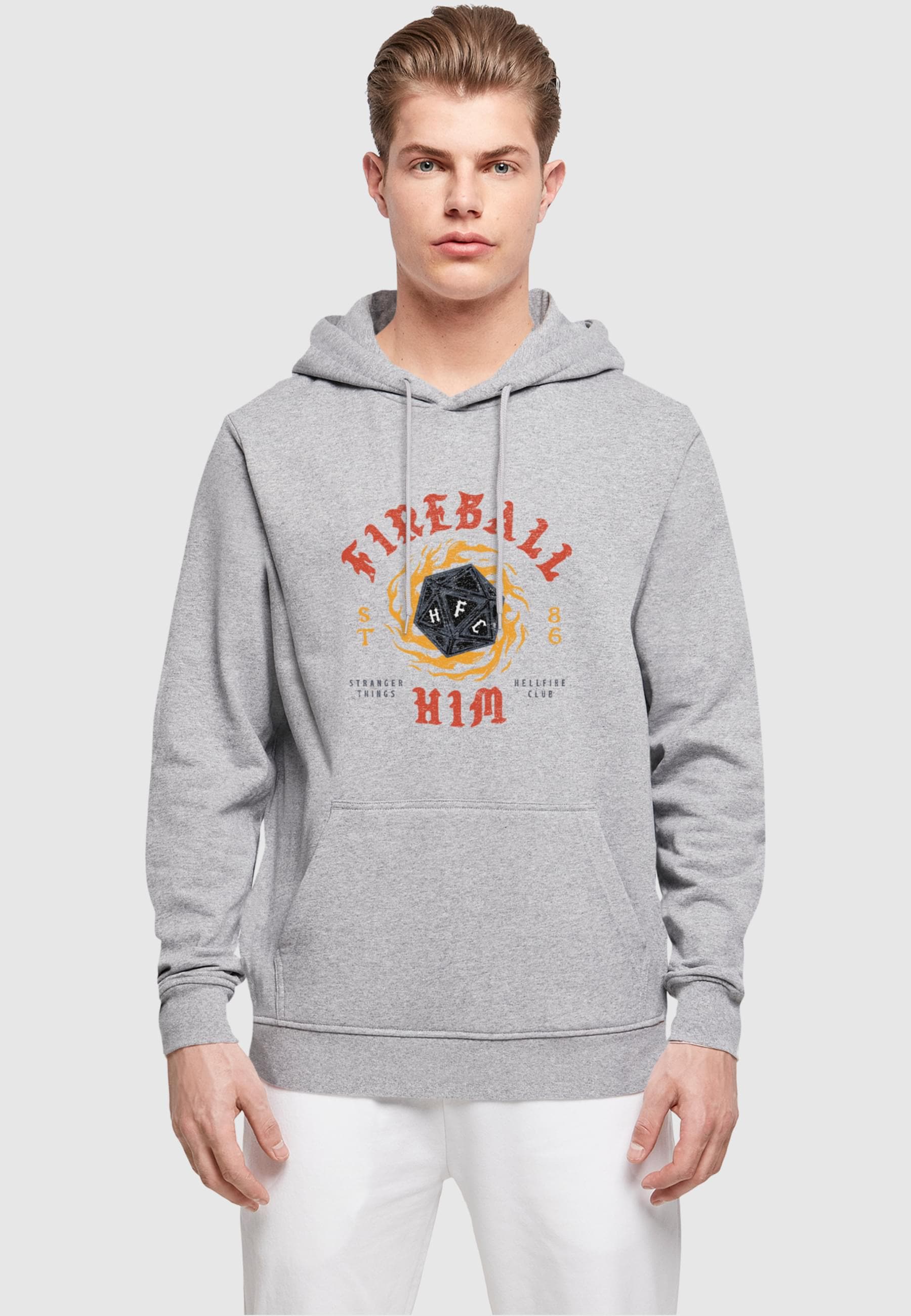 ABSOLUTE CULT Kapuzensweatshirt »ABSOLUTE CULT Herren Stranger Things - Fireball Dice 86 Hoody«, (1 tlg.)