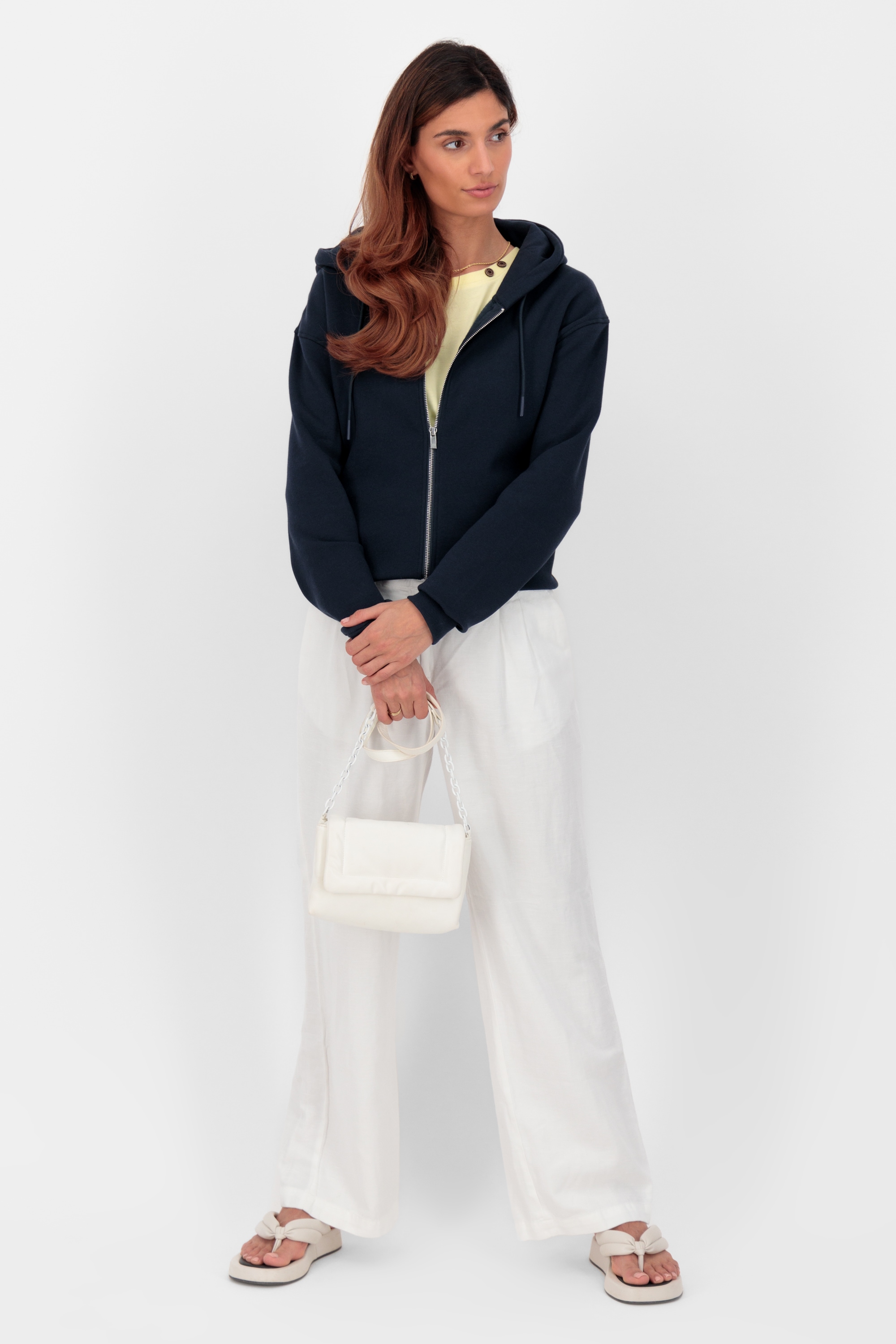 Alife & Kickin Sweatjacke »Damen RanaAK A«, Hoodie mit Reißverschluss und Kapuze, Kapuzensweatjacke