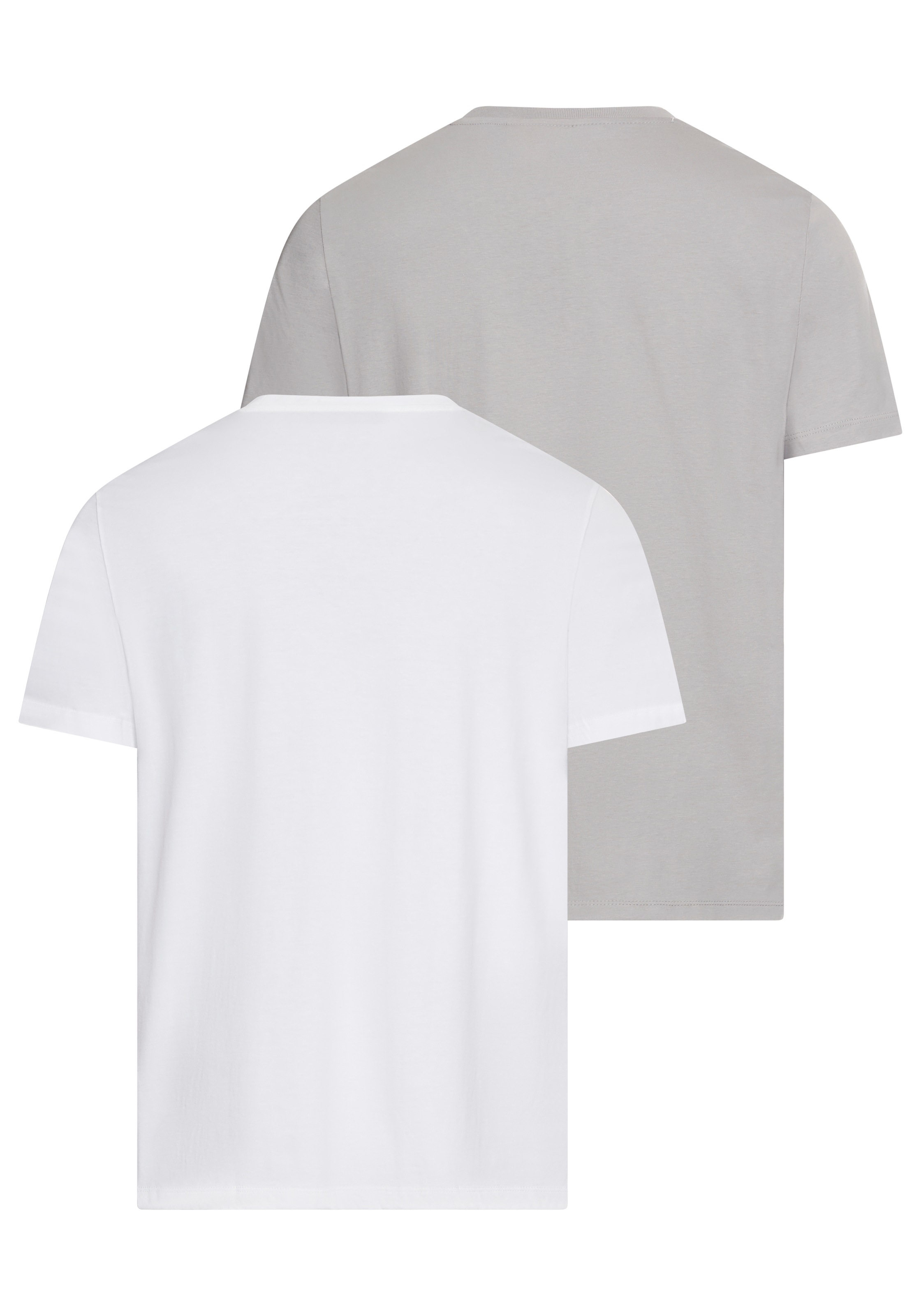 Calvin Klein Jeans T-Shirt »SS BADGE TEE 2 PACK«, (Packung, 2er-Pack), Mit Rundhalsausschnitt