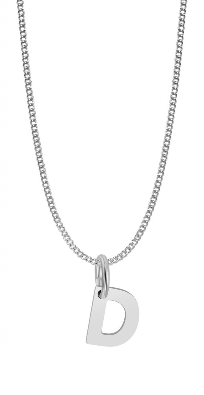 Adelia´s Kettenanhänger »moderner Buchstabe Anhänger aus 925 Sterling Silber«