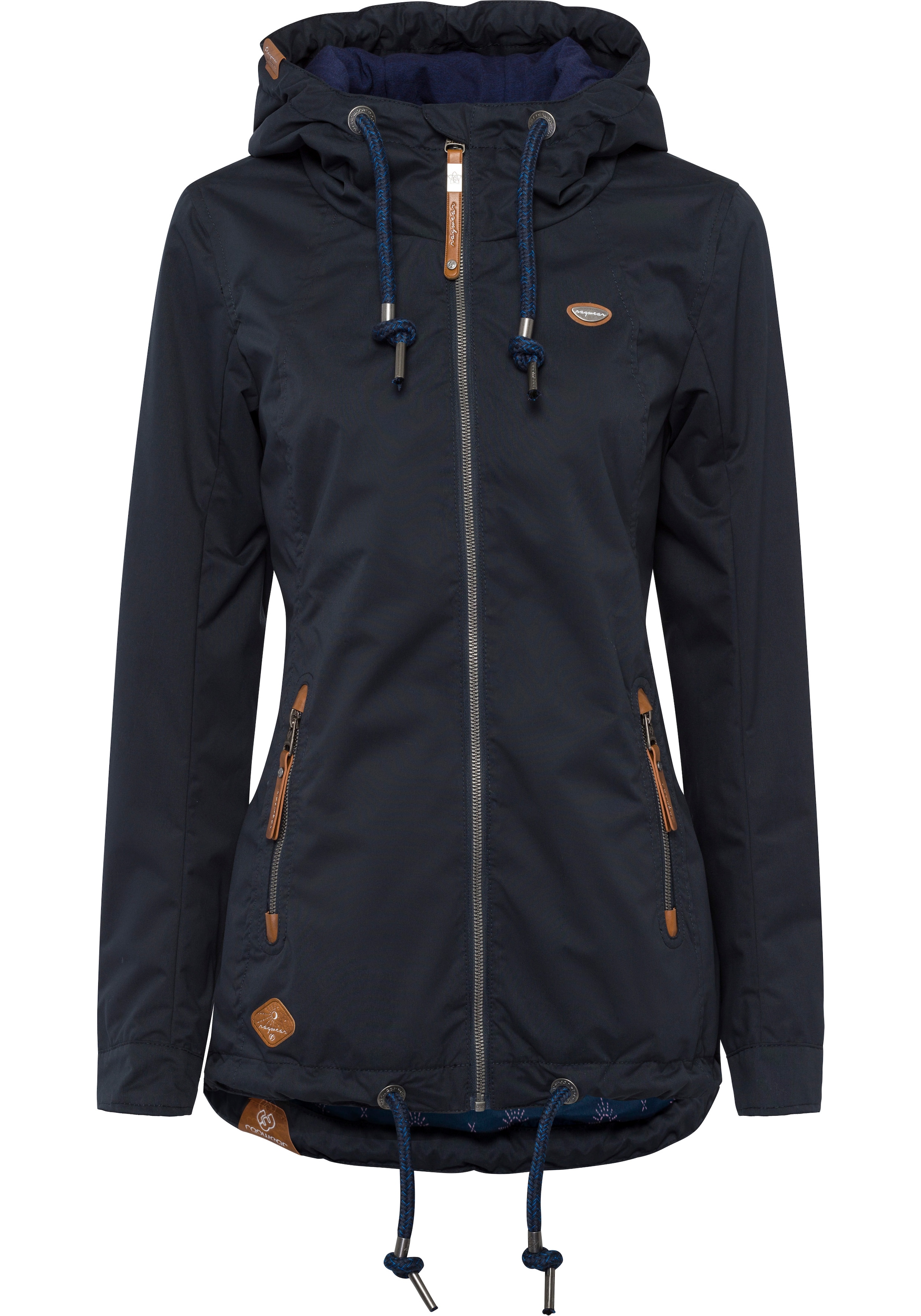 Ragwear Funktionsjacke "ZUZKA", mit Kapuze, stylische Übergangs-Outdoor-Jacke Water repellent coating