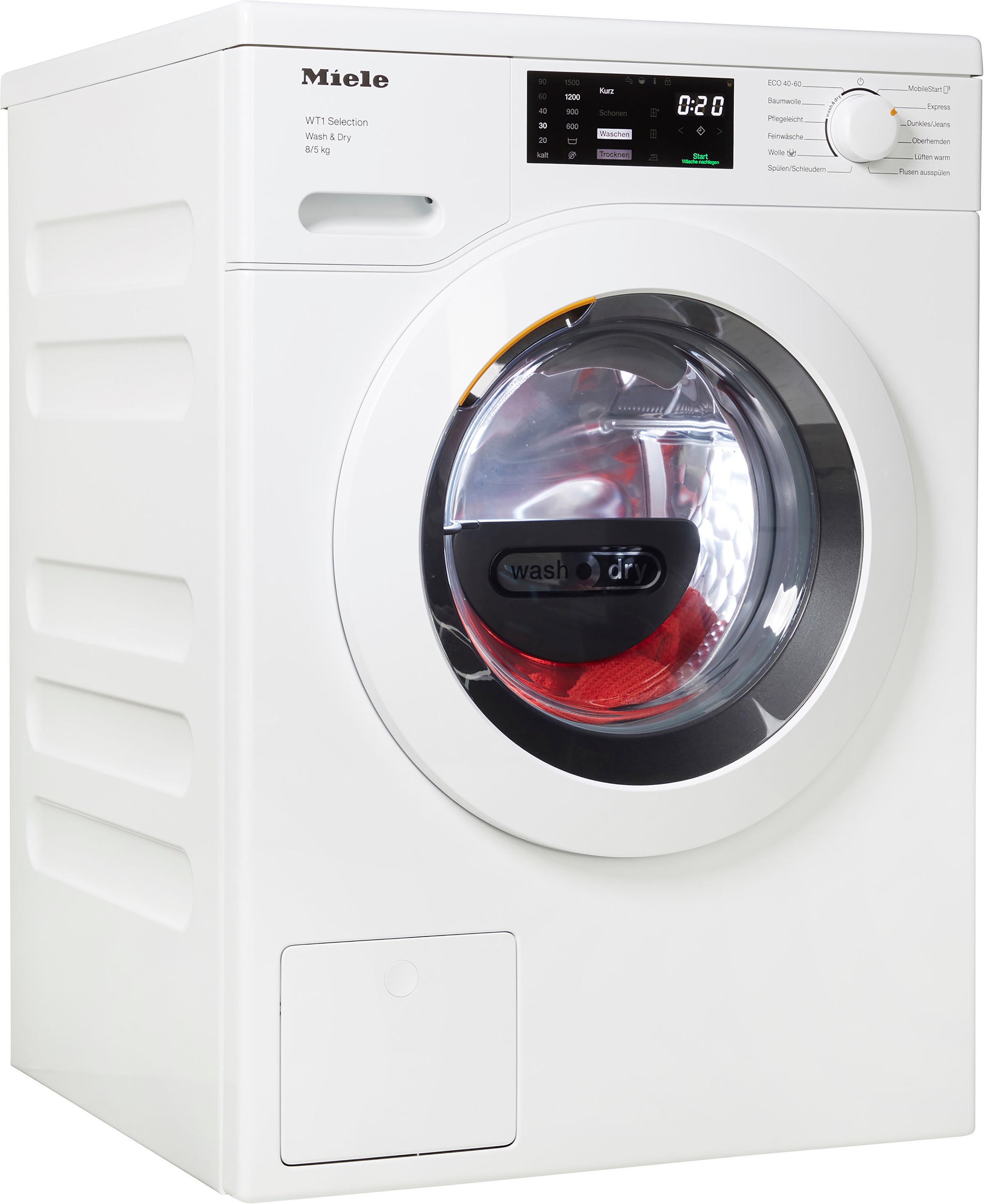 Miele Waschtrockner "WTD163 WCS", unterbaufähig, PerfectDry für punktgenaue Trockenergebnisse