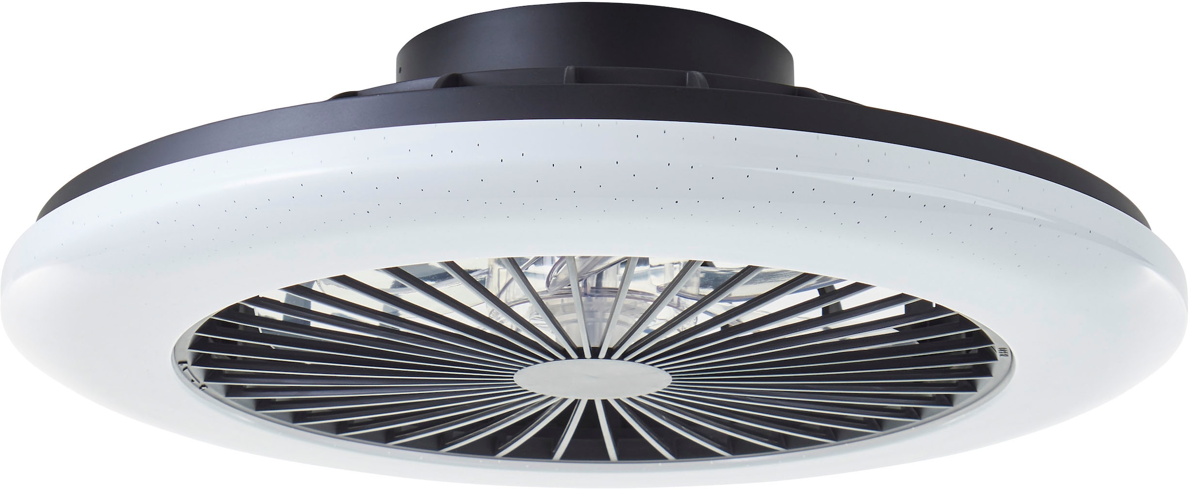 Brilliant LED Deckenleuchte »Salerno« 1 Stk. RGB | warmweiß - kaltweiß Ventilator, 49 cm, digitales RGB, CCT, 4700 lm, dimmbar, 3000-6500 K