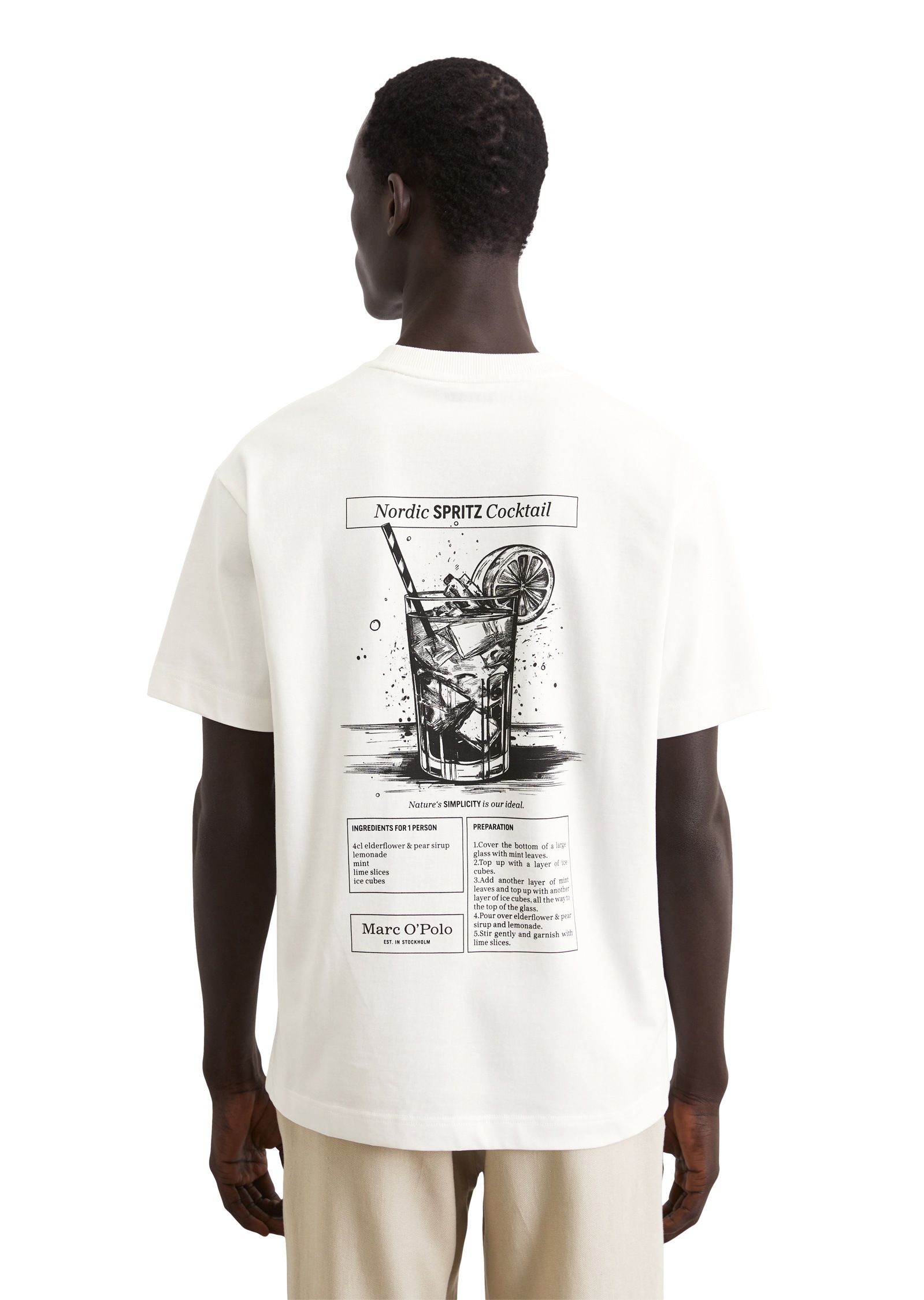 Marc O'Polo T-Shirt »mit großem Rückenprint«