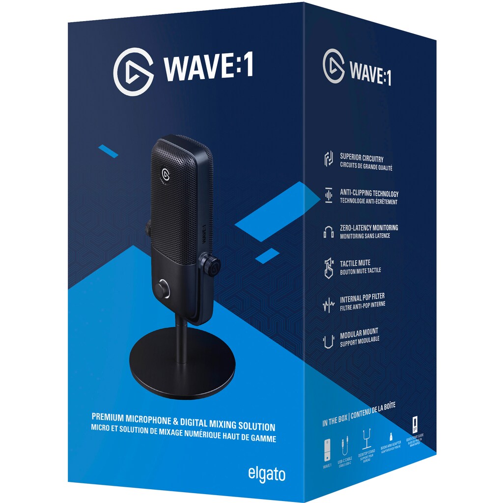 Elgato Streaming Boxen »Elgato Bundle - Wave: 1 mit Zubehör«, (4 St.)