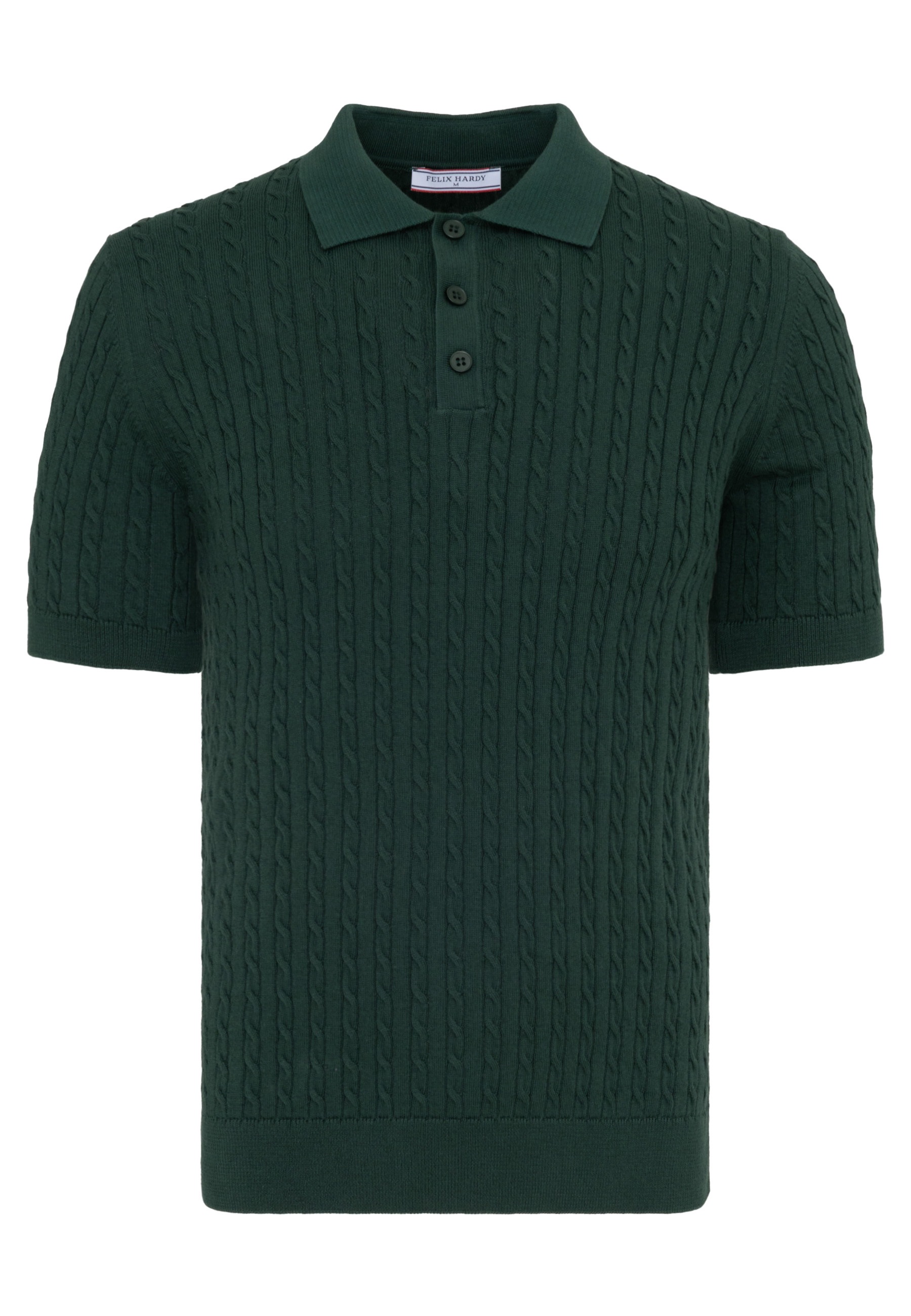 Felix Hardy Poloshirt »Polo Shirt Kurzarm mit Zopfmuster«