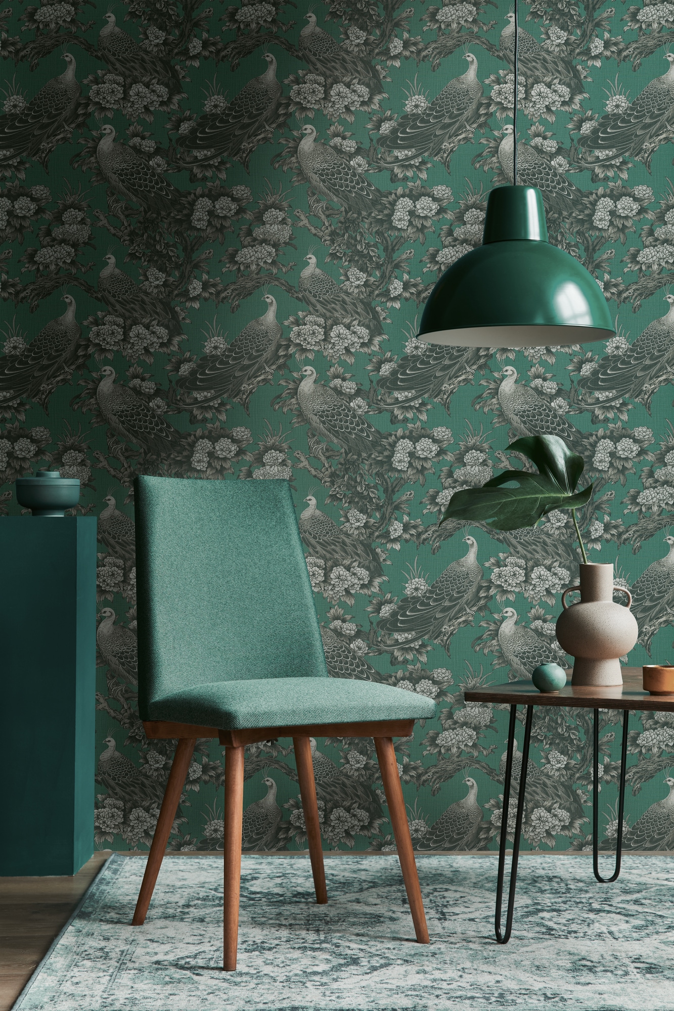 living walls Vliestapete »Michalsky 6 florale Tapete Mustertapete Vögel Tiere«, matt, Vliestapete Natur für Schlafzimmer Küche Wohnzimmer Floral Design Flur