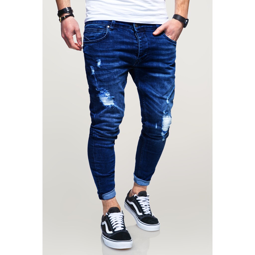 behype Slim-fit-Jeans »EIKE«