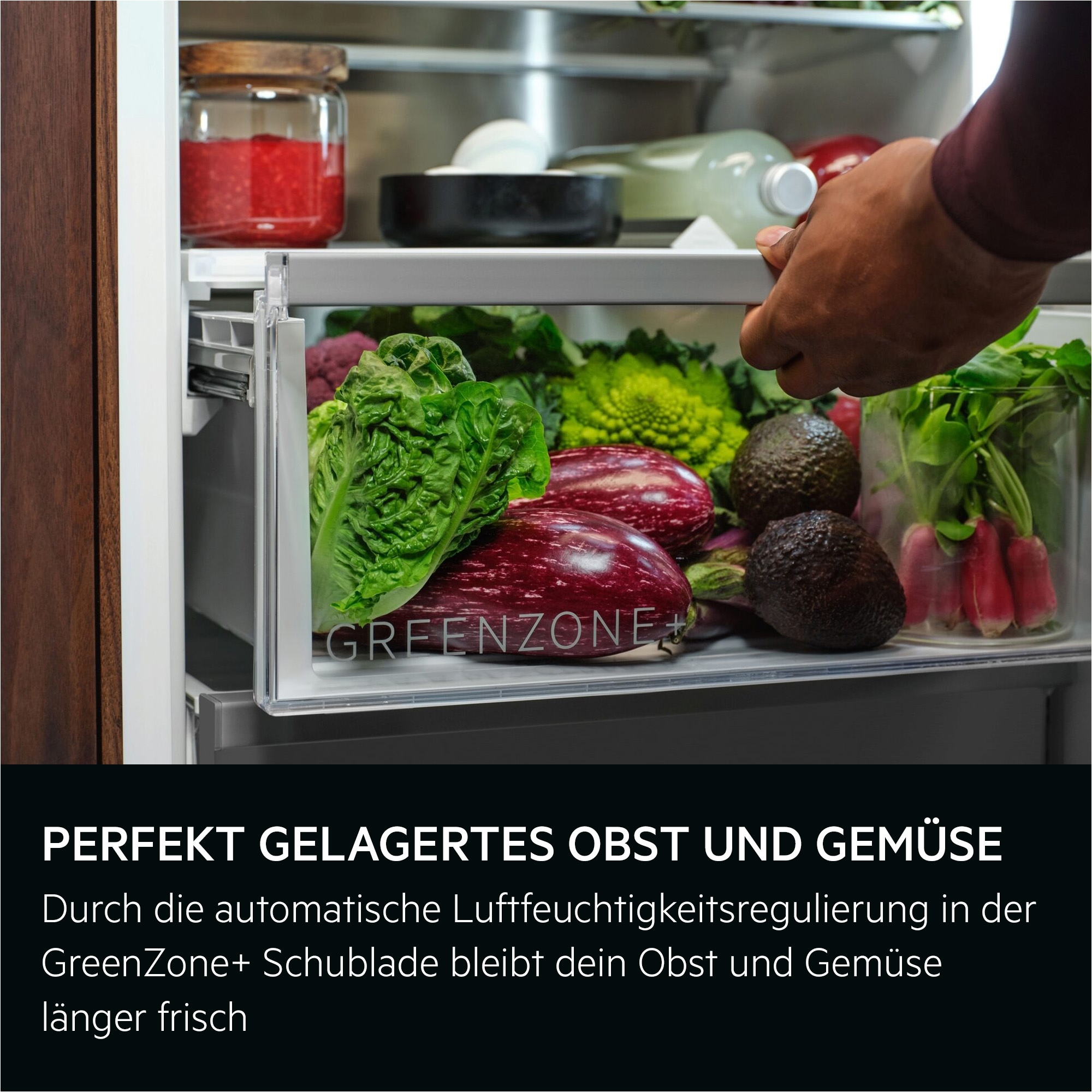 AEG Einbaukühlgefrierkombination Serie 8000 »TSC8M181BC« 176,9 cm hoch 55,7 cm breit 360°Cooling-optimale Luftfeuchtigkeit & Zirkulation, NoFrost, Festtür