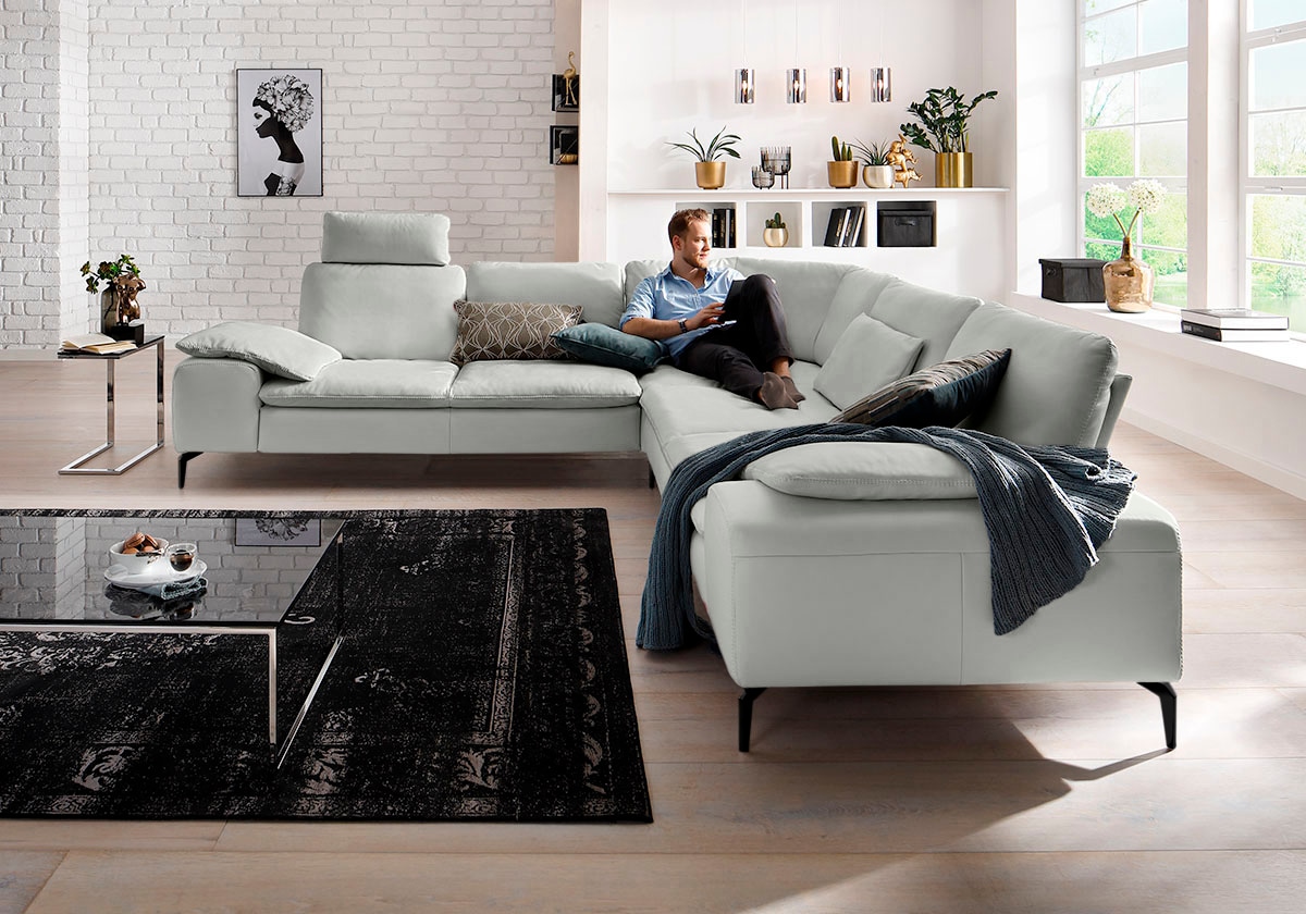 W.SCHILLIG Ecksofa "valentinoo, Designsofa, elegant und bequem, L-Form" mit günstig online kaufen