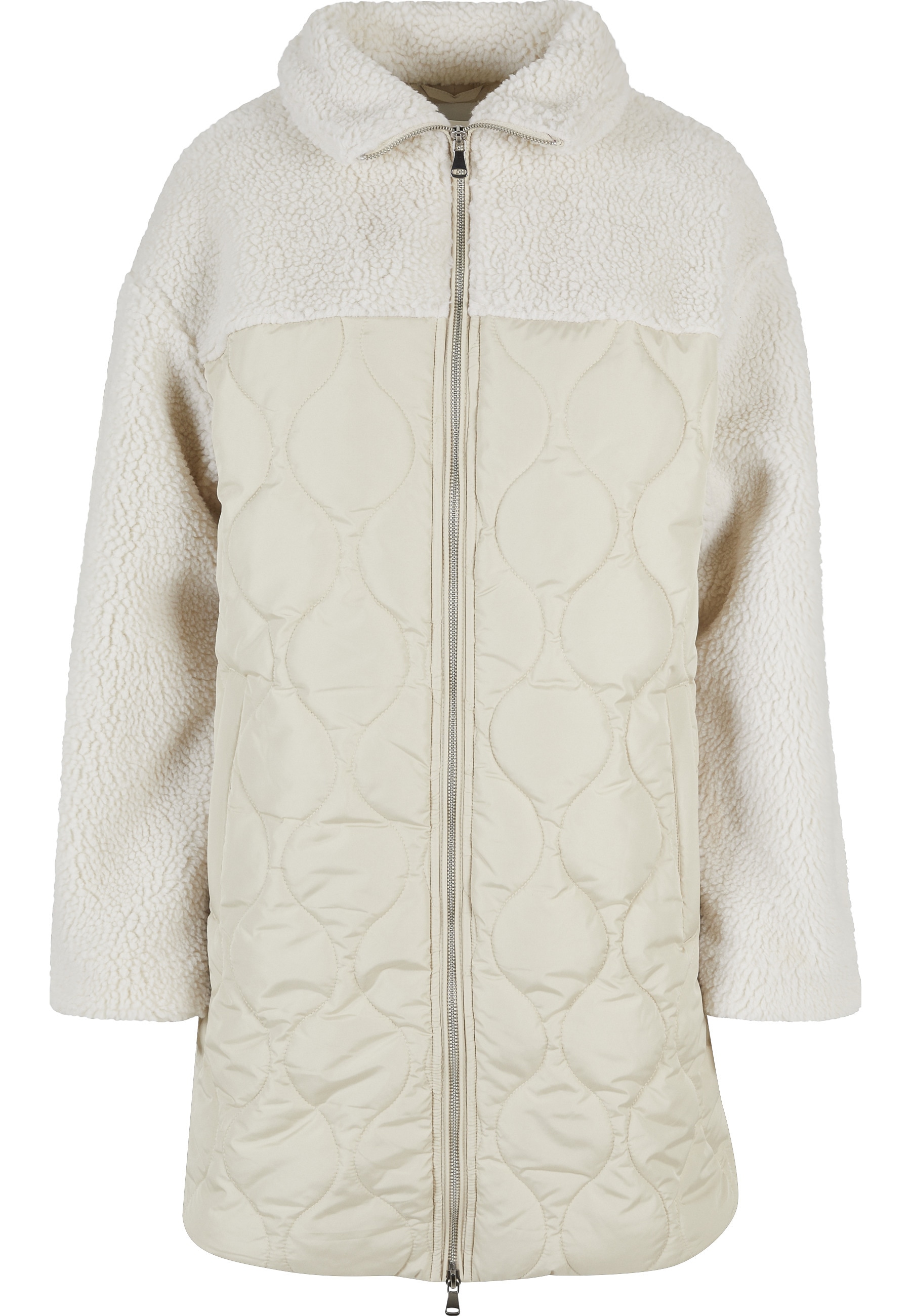 URBAN CLASSICS Winterjacke "Urban Classics Damen Ladies Oversized Sherpa Qu günstig online kaufen