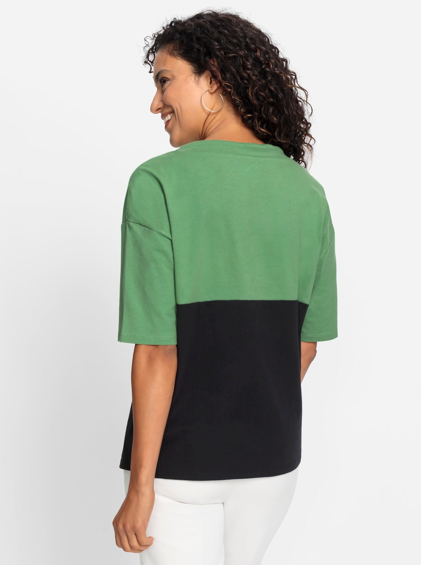 Inspirationen Stehkragenshirt »Druck-Shirt«, (1 tlg.)