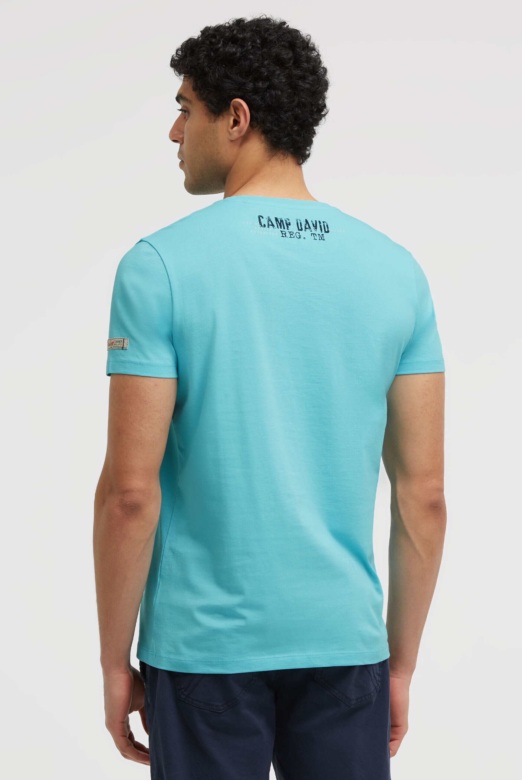 CAMP DAVID Rundhalsshirt mit Necktape