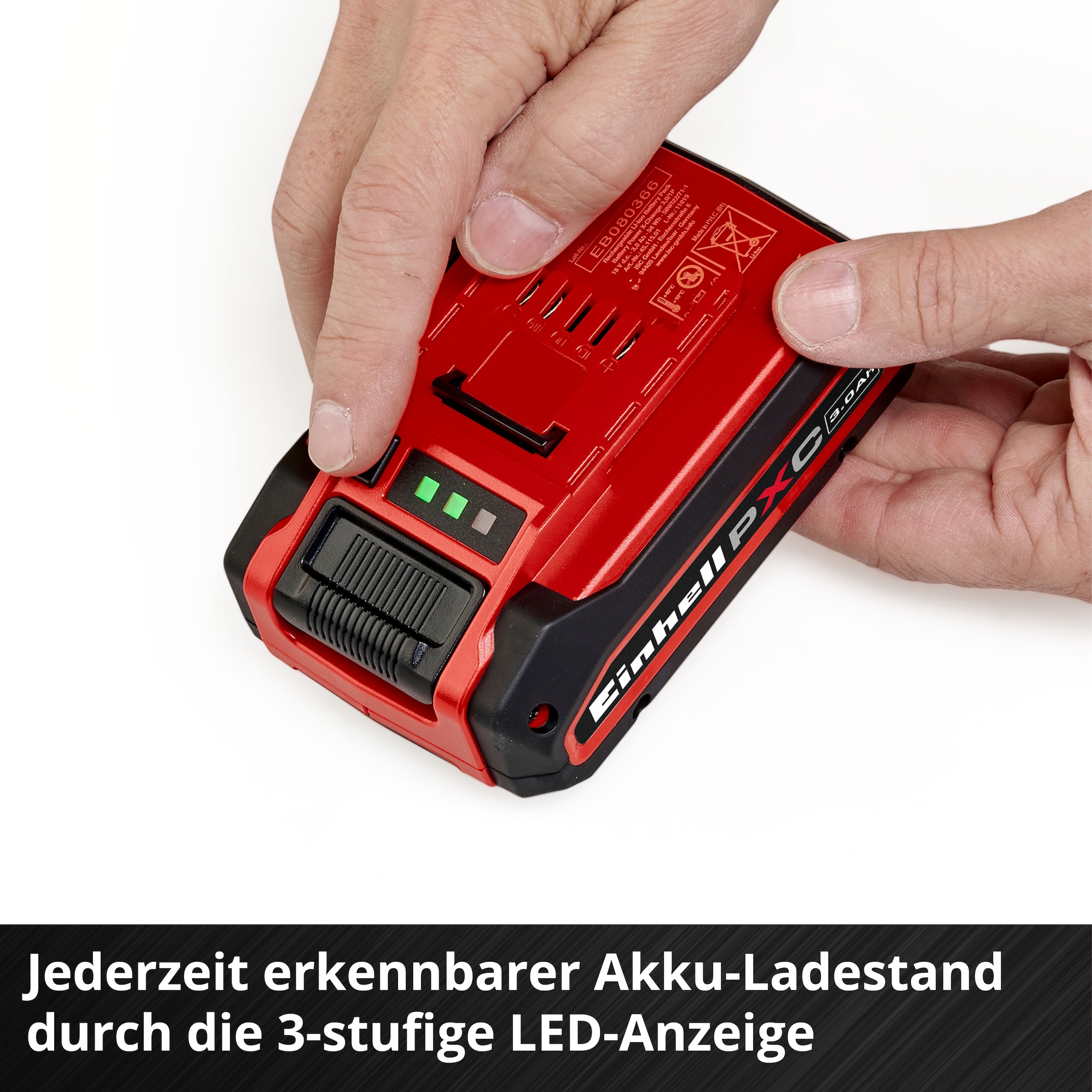Einhell Akku »18V 3Ah PXC Plus Twinpack« 18 V, 3 Ah, universell verwendbar für alle Power X-Change Geräte
