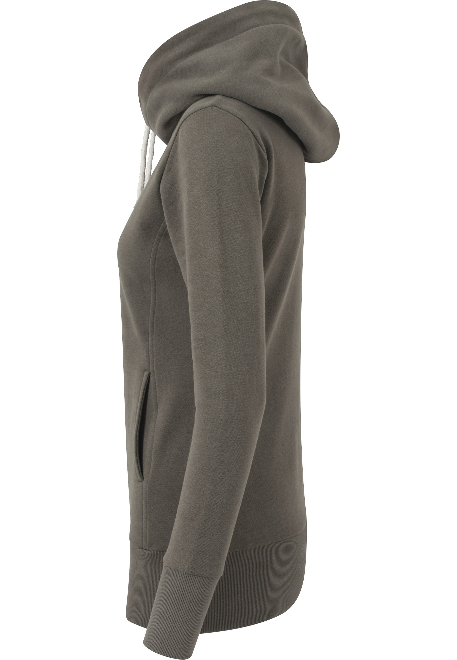 URBAN CLASSICS Kapuzenpullover »Urban Classics Damen Ladies Long Logopatch Hoody« 1 Stk.
