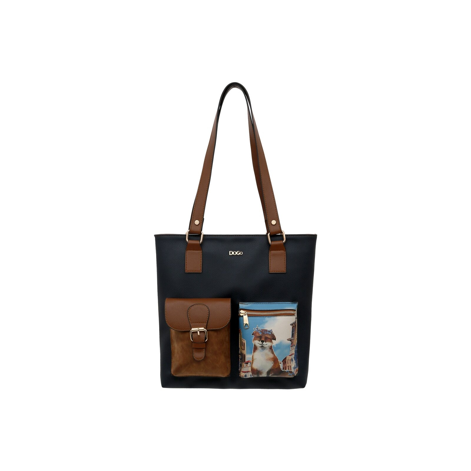 DOGO Umhängetasche "Damen Multi Pocket Bag Todo Bien Vegan Damen Handtasche günstig online kaufen