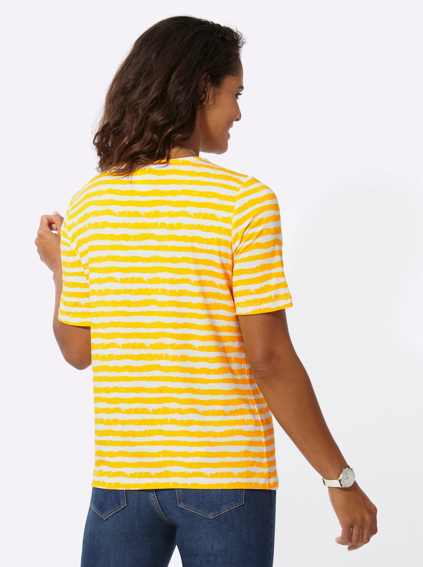 Casual Looks Kurzarmshirt "Ringelshirt", 1 Stk. günstig online kaufen