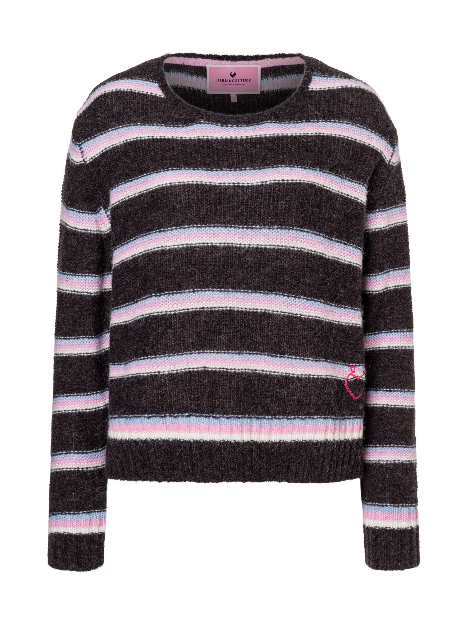 Lieblingsstück Streifenpullover »AmairaL« mit Alpakawolle und Wolle