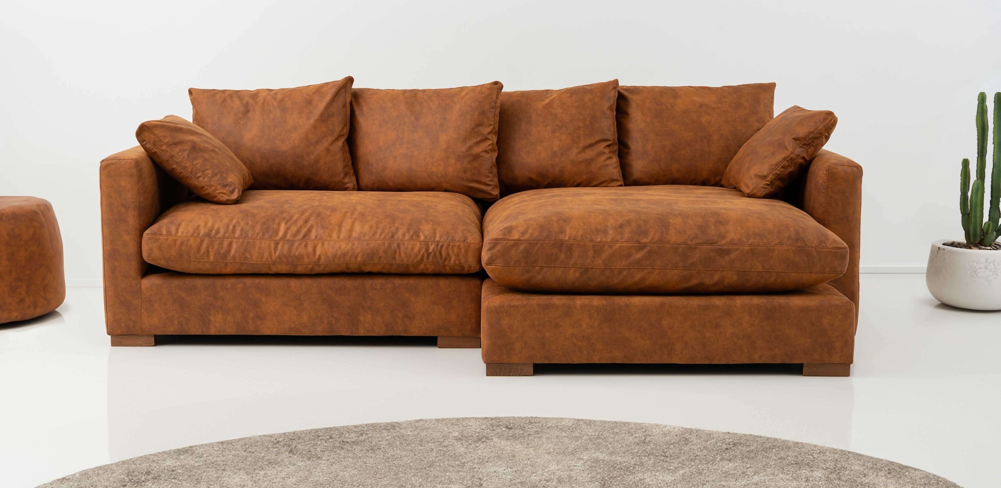 Home affaire Ecksofa "Coray", Breite 266 cm, extra weich und kuschelig, mit günstig online kaufen