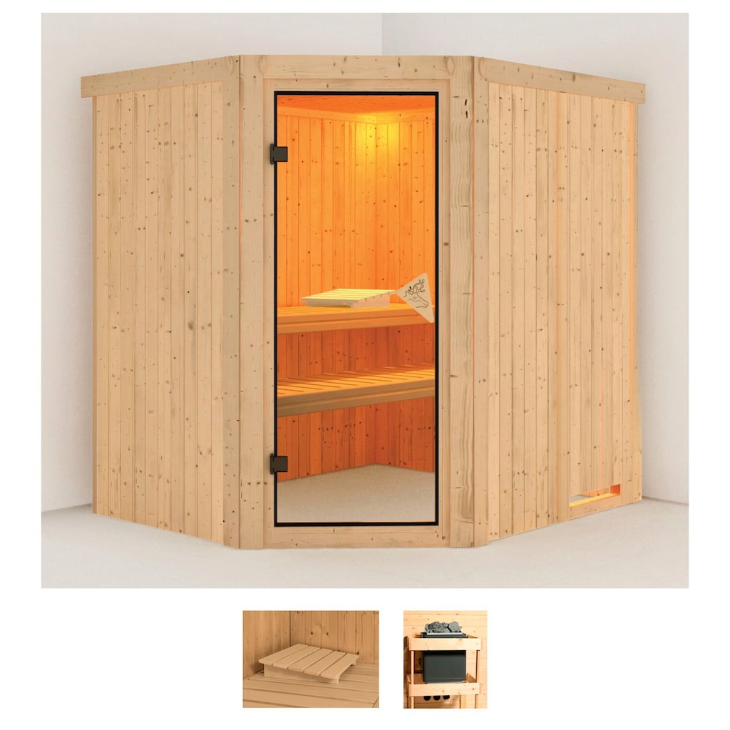 Karibu Sauna »Stine«, (Set)