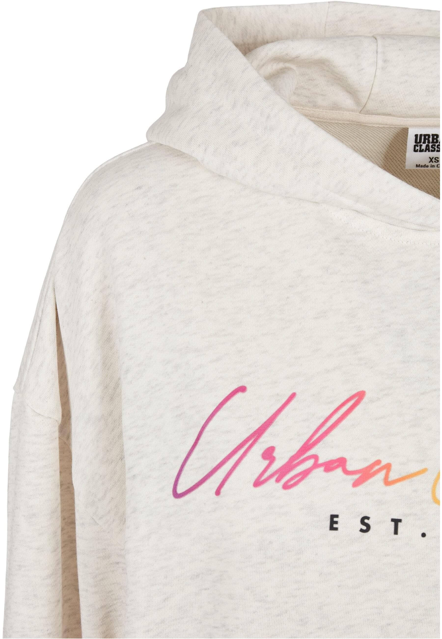 URBAN CLASSICS Kapuzenpullover »Urban Classics Damen Ladies Oversized Rainbow Hoody«, (1 tlg.)