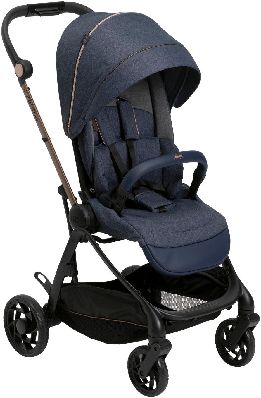 CHICCO Kinder Kinder-Buggy "One4Ever Lounge Denim", blau, Kinderwagen