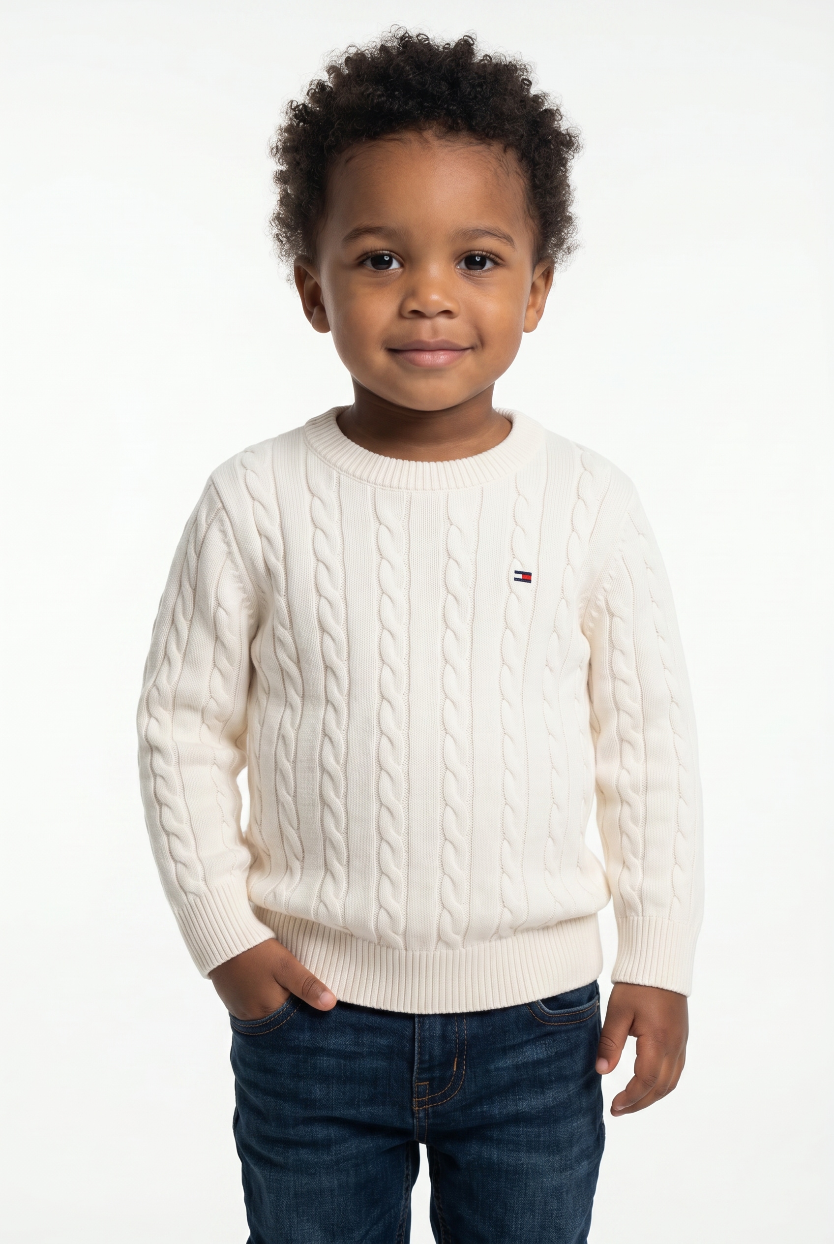 Tommy Hilfiger Strickpullover Regular fit, für Kinder bis 16 Jahre