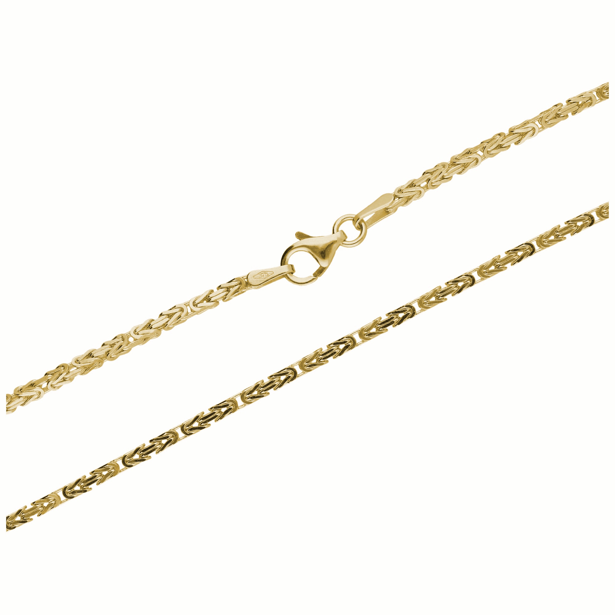 Luigi Gliederung, 375« BAUR Merano Armband für »mit | Gold massiv, Königsketten ▷