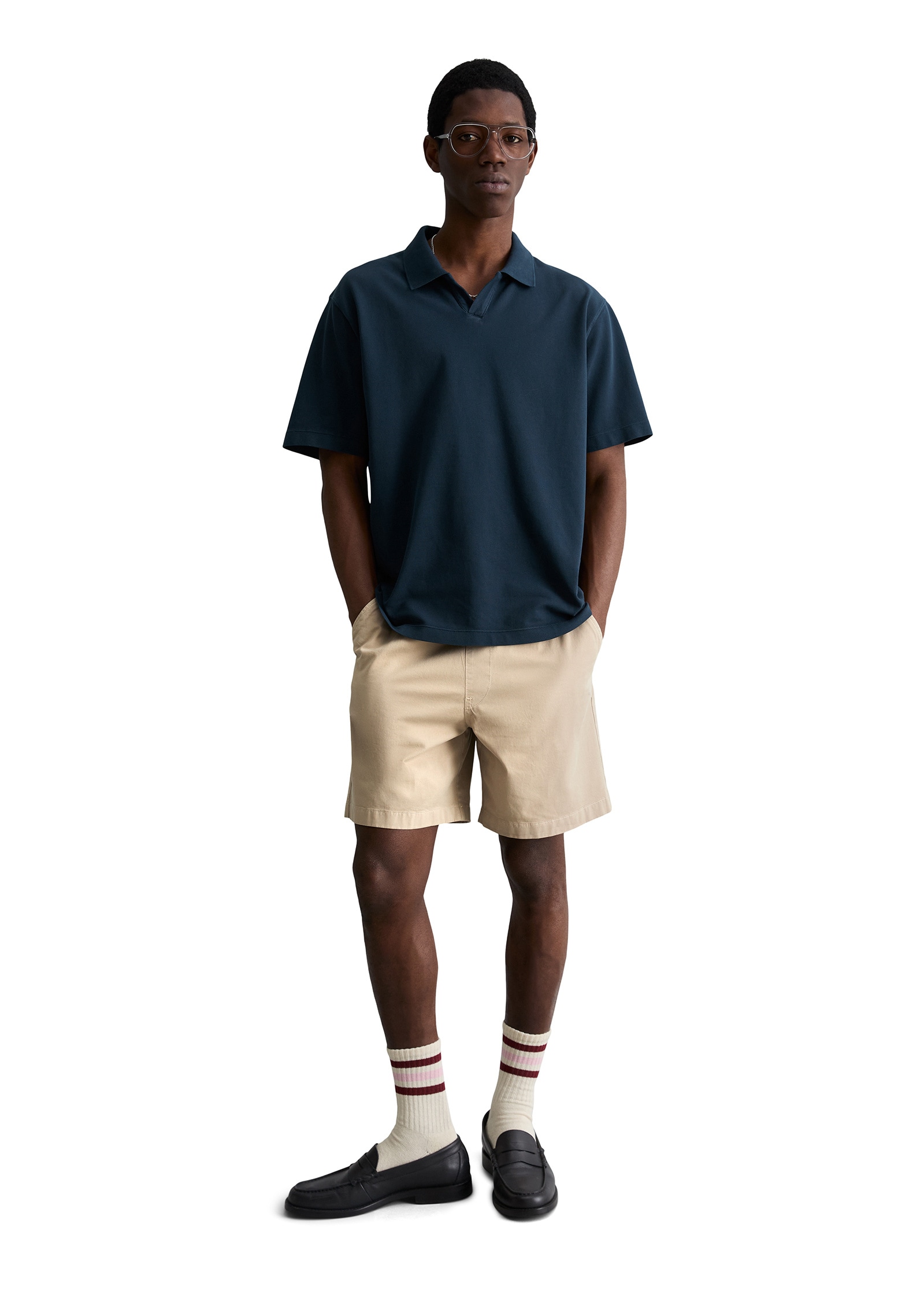 Marc O'Polo DENIM Poloshirt »aus reiner Bio-Baumwolle«