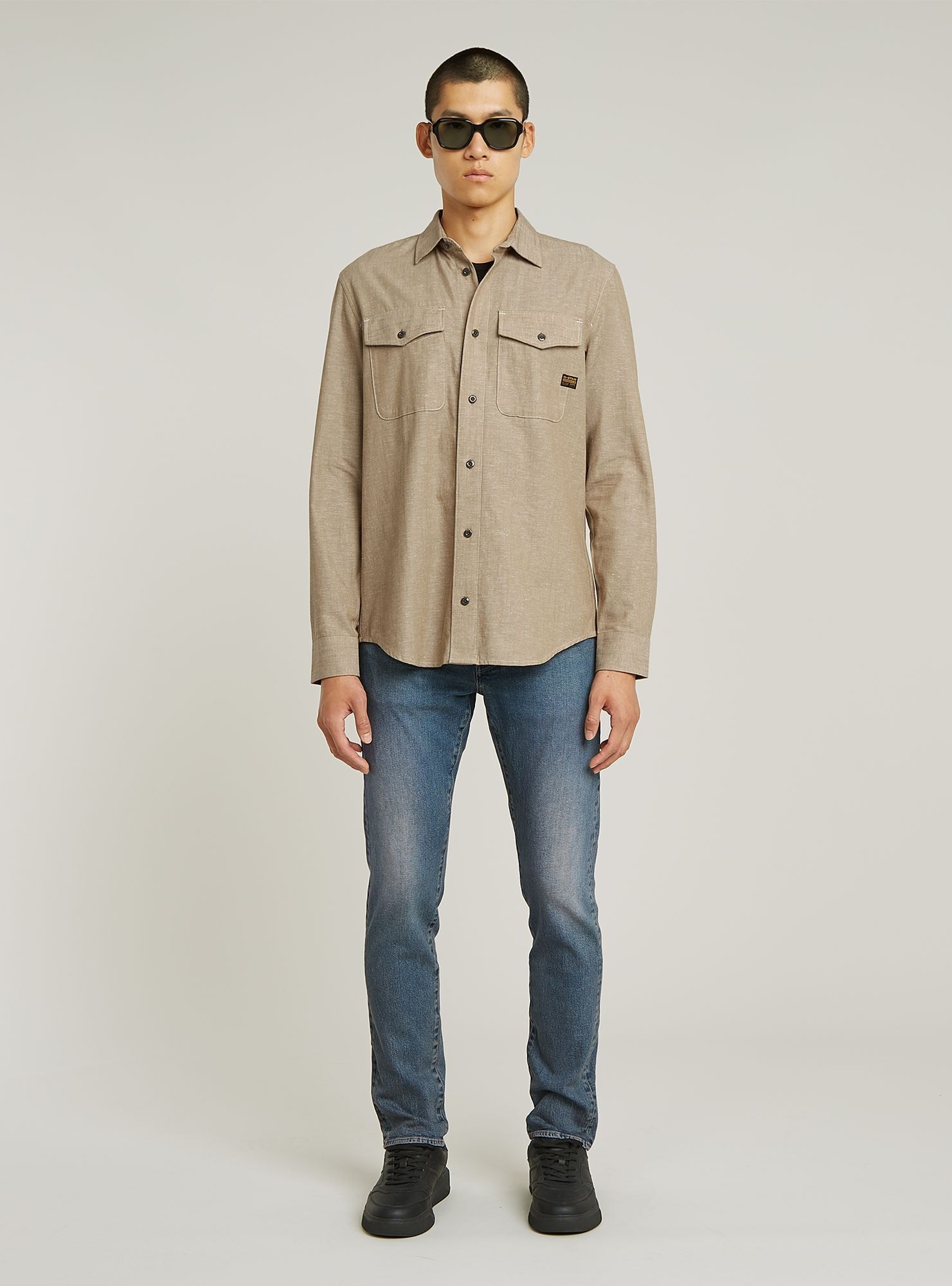 G-STAR Langarmshirt »Marine Slim Hemd«