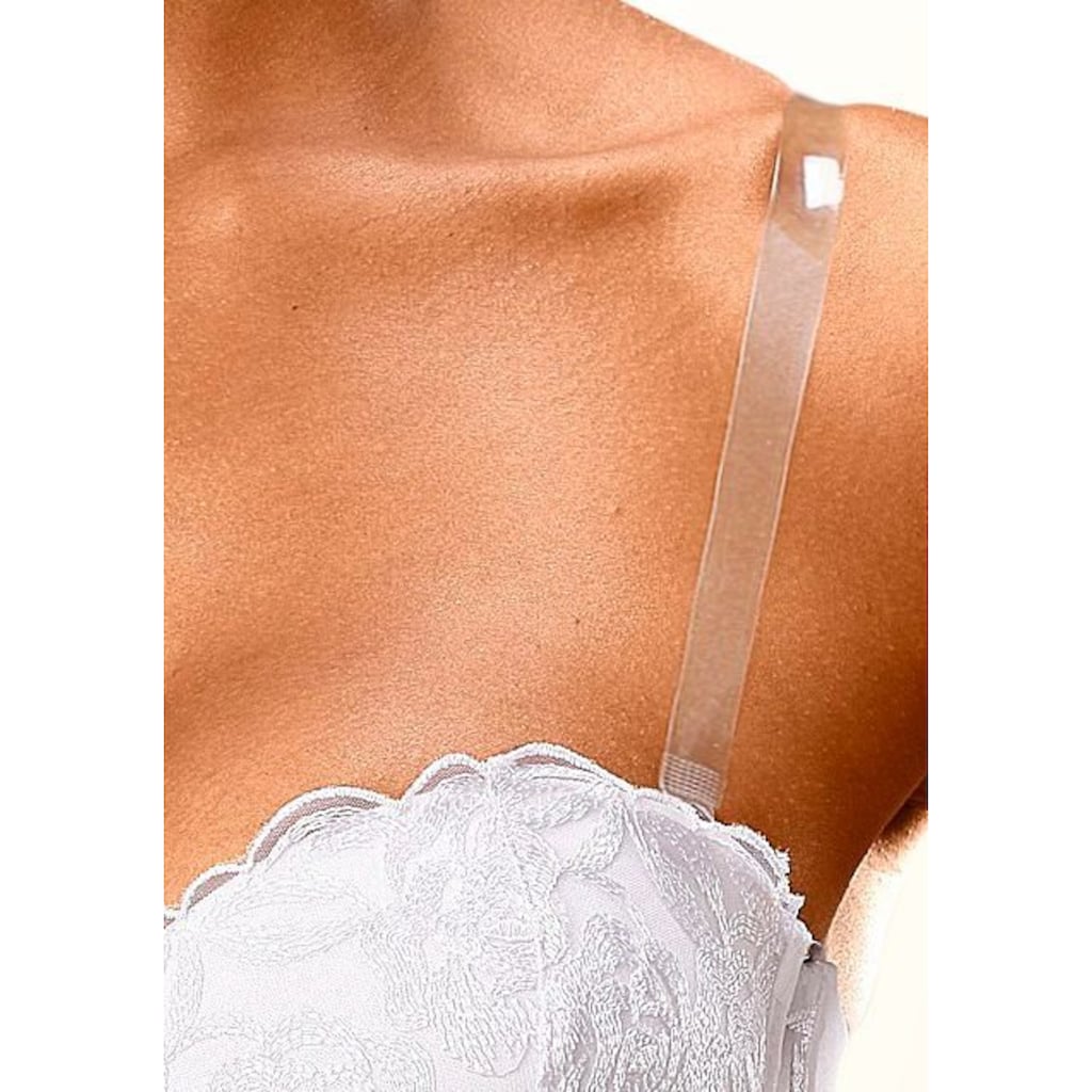 Abracada Bra BH-Träger, (2 Paar), Trägerbreite 1,8 cm - transparent, zum Austauschen