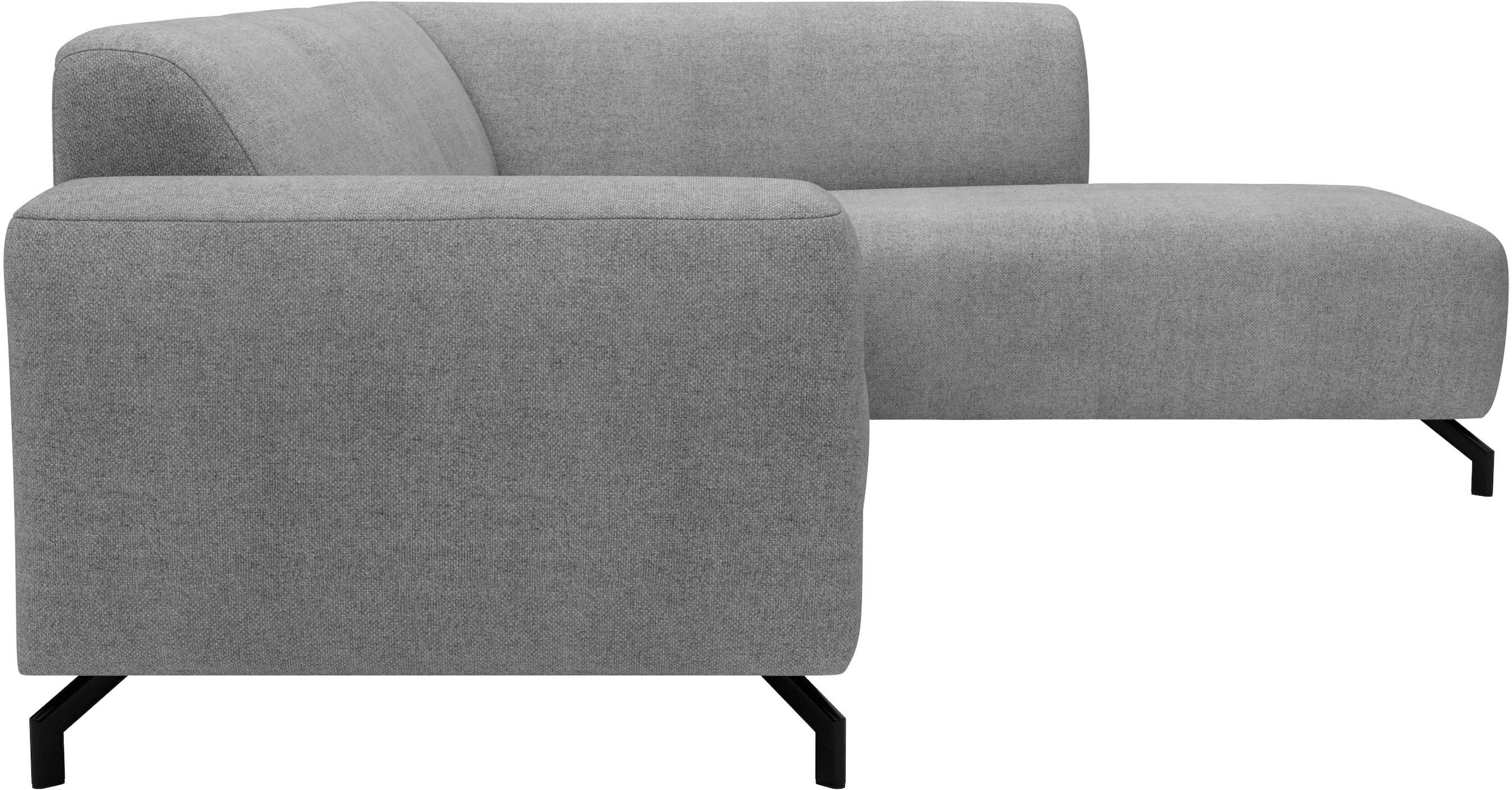 Places of Style Ecksofa »Oleandro, L-Form,«, mit unterschiedlichem Sitzkomfort, in verschiedenen Bezugsqualitäten