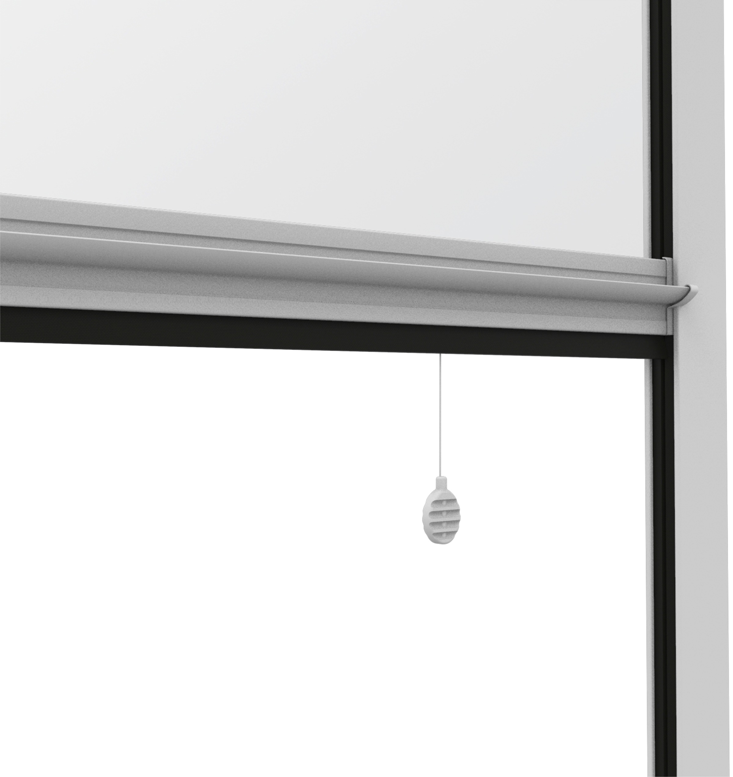 Windhager Insektenschutz-Fensterrahmen »Rollo Basic«, BxH: 160x160 cm, kürzbar, inkl. Befestigungsmaterial