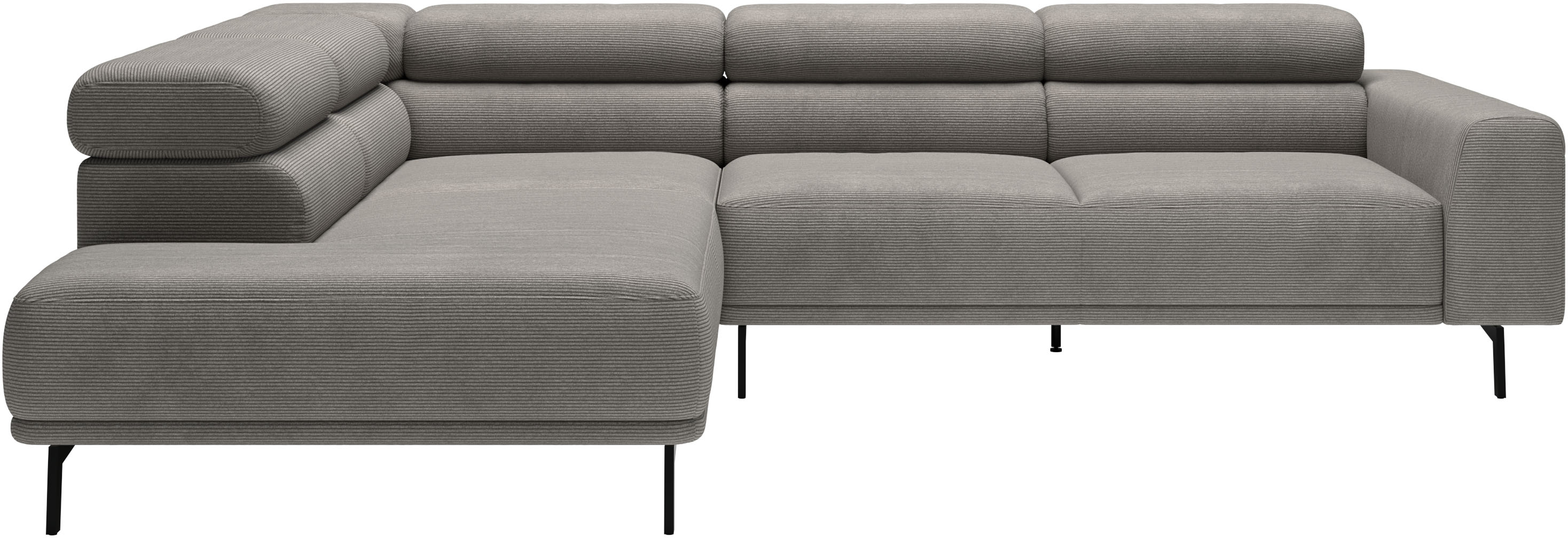 SCHÖNER WOHNEN-Kollektion "Tossa, Modernes Design trifft smarte Funktione, Breite 273 cm" Motorischer Sitzvorzug, Kopfteil-Funktion & Saugroboter-Höhe