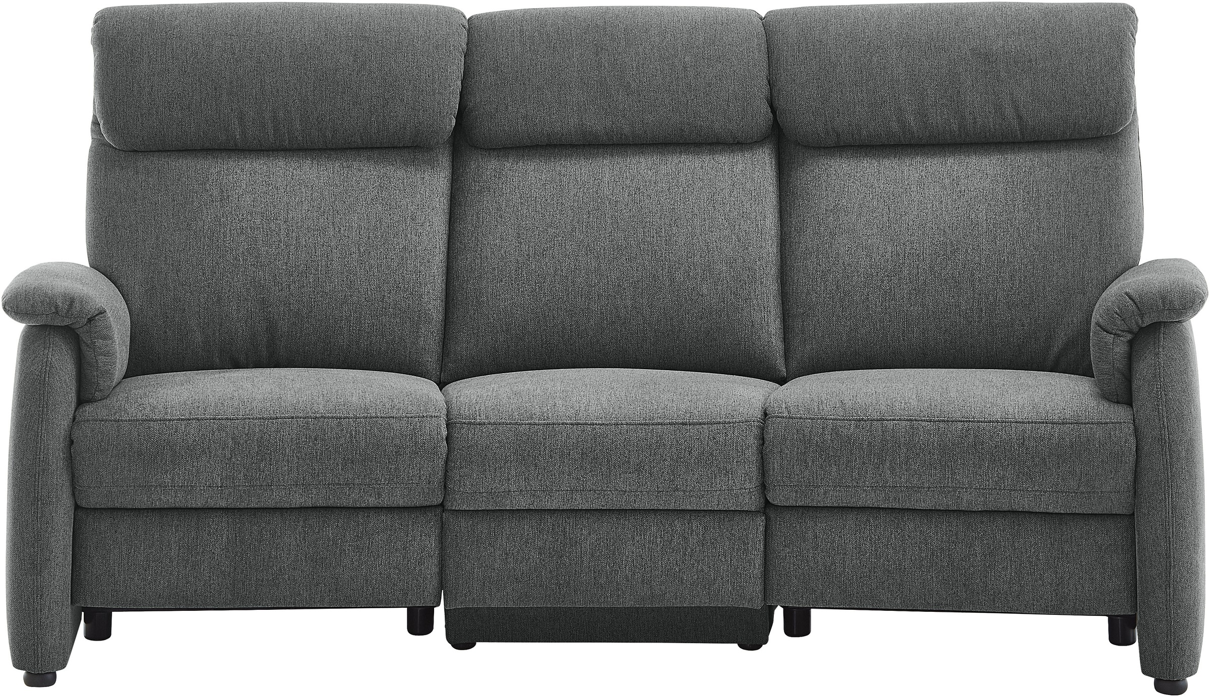 3-Sitzer HOME AFFAIRE, B:226cm H:107cm T:97cmanthrazit, 94% Polyester, 6% Nylon, Sofas, "Turin Sofa mit elektrischer Relaxfunktion, Breite 226 cm",