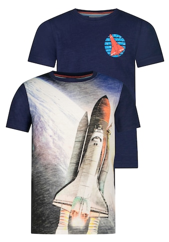 T-Shirt »Space Shuttle«, (2 tlg.)