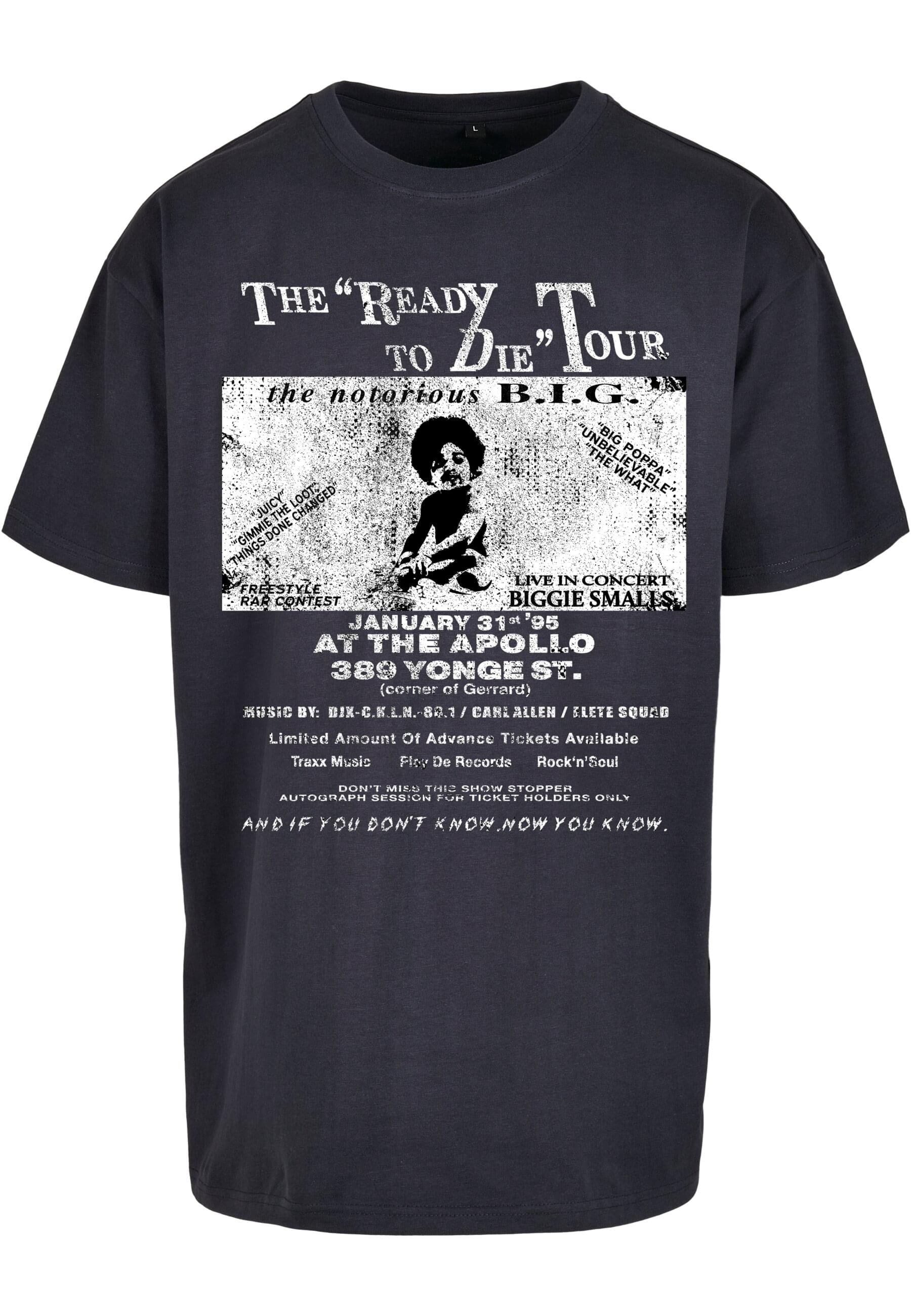MisterTee T-Shirt "MisterTee Herren Bigie Retro Poster Tee" 1 Stk. tlg. günstig online kaufen