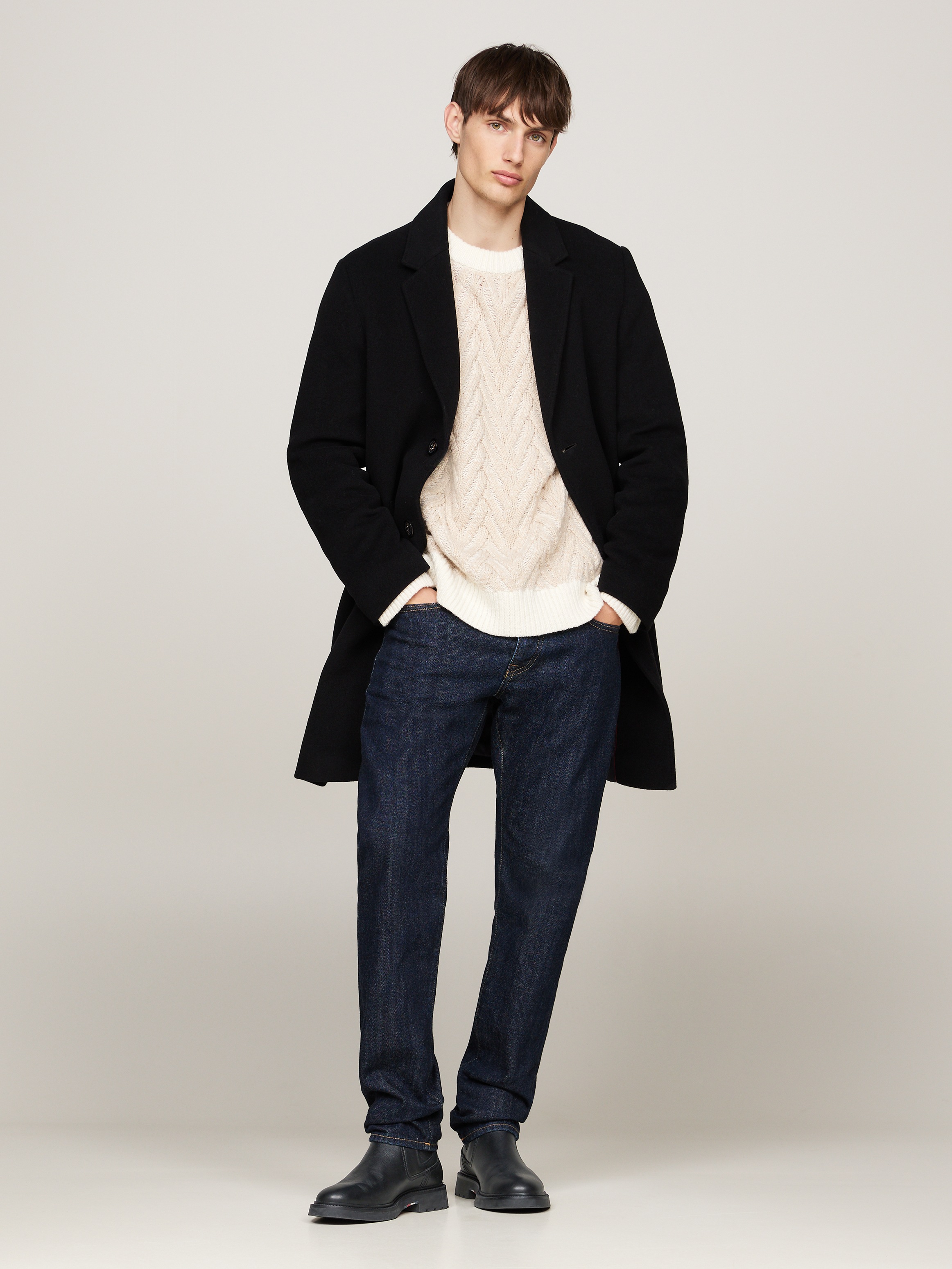 Tommy Hilfiger Chelseaboots "HILFIGER COMFORT LWT LTH CHELSEA", Blockabsatz günstig online kaufen