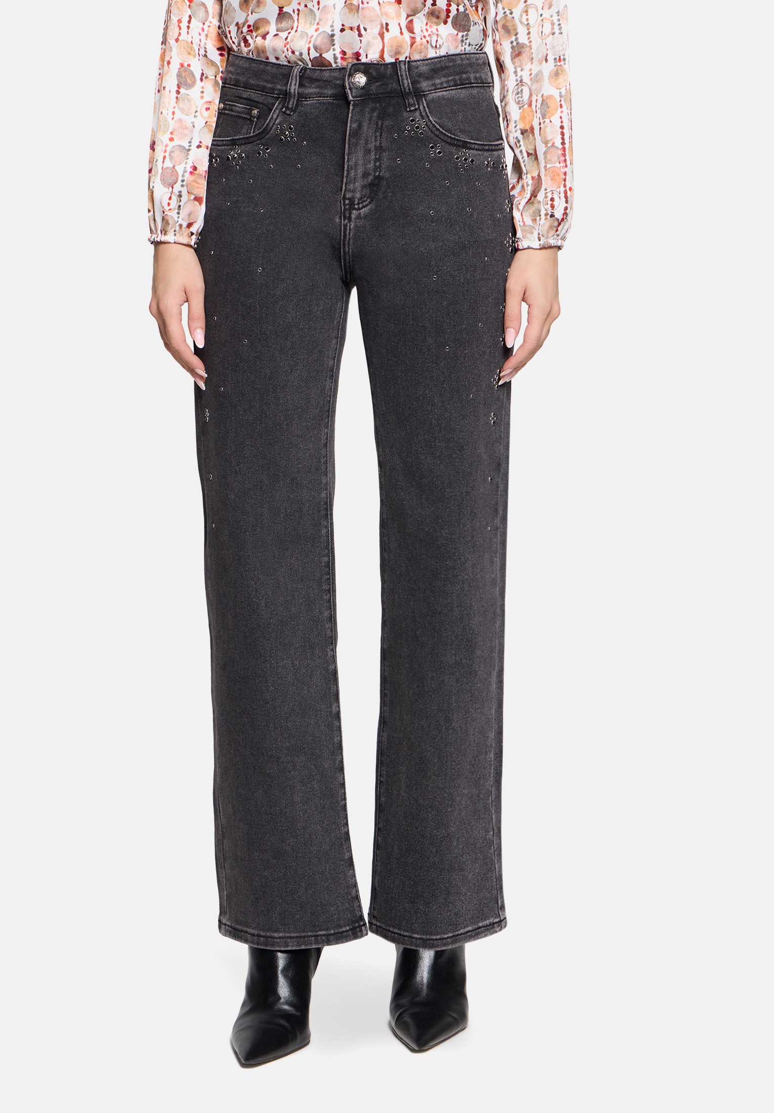 Cartoon Stretch-Jeans »Damen mit Strass«