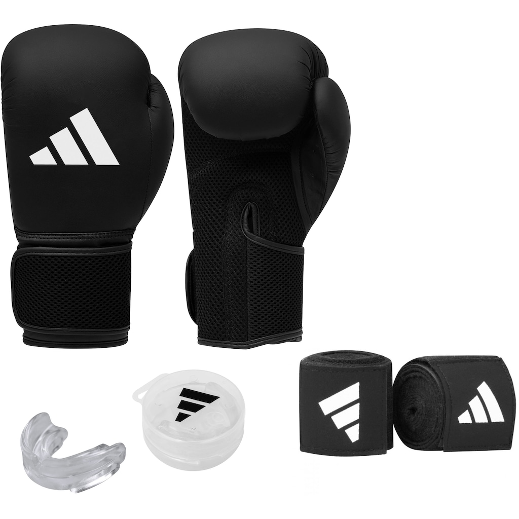 adidas Performance Boxhandschuhe »Boxing Set Men«, (3 tlg.)