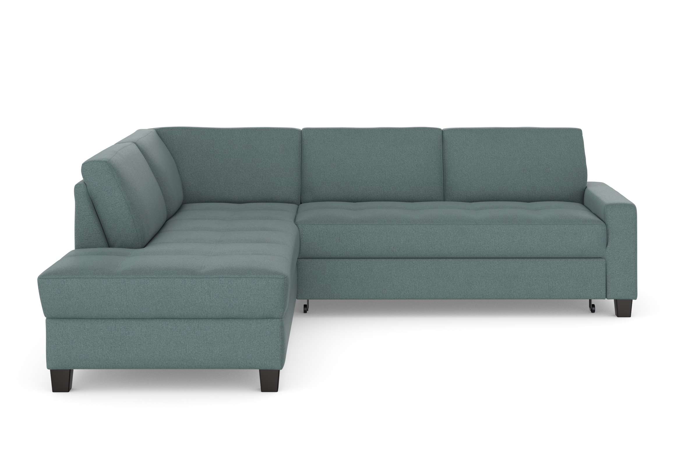 DOMO collection Ecksofa "Florentina zeitlos und elegant, Sitznähte als Desi günstig online kaufen