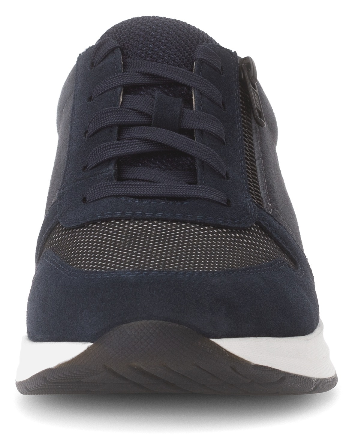 Gabor Rollingsoft Keilsneaker, Freizeitschuh, Halbschuh, Schnürer mit Außenreißverschluss, G-Weite
