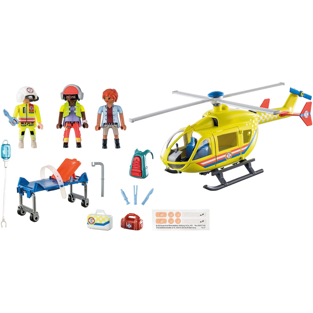 Playmobil® Konstruktions-Spielset »Rettungshelikopter (71203), City Life«