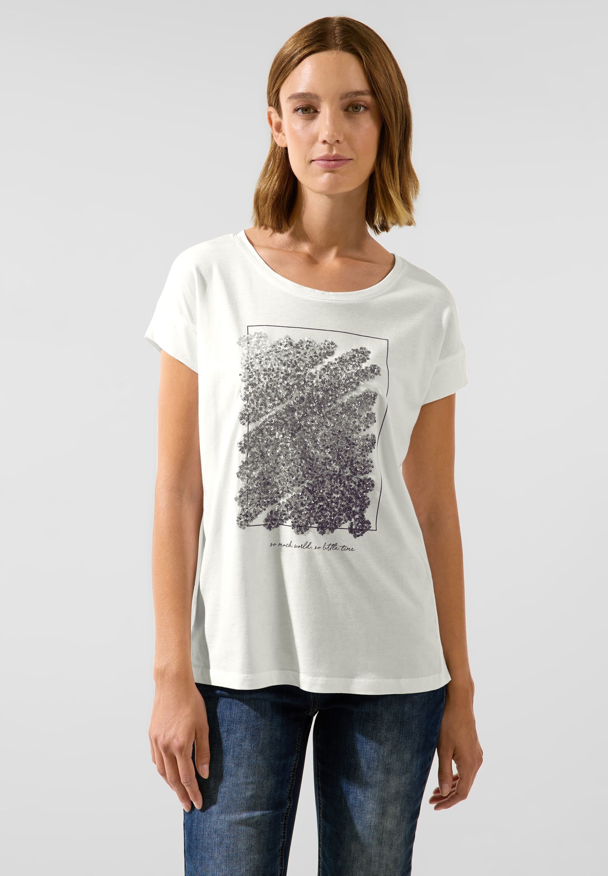 STREET ONE T-Shirt, in für kaufen BAUR | Unifarbe