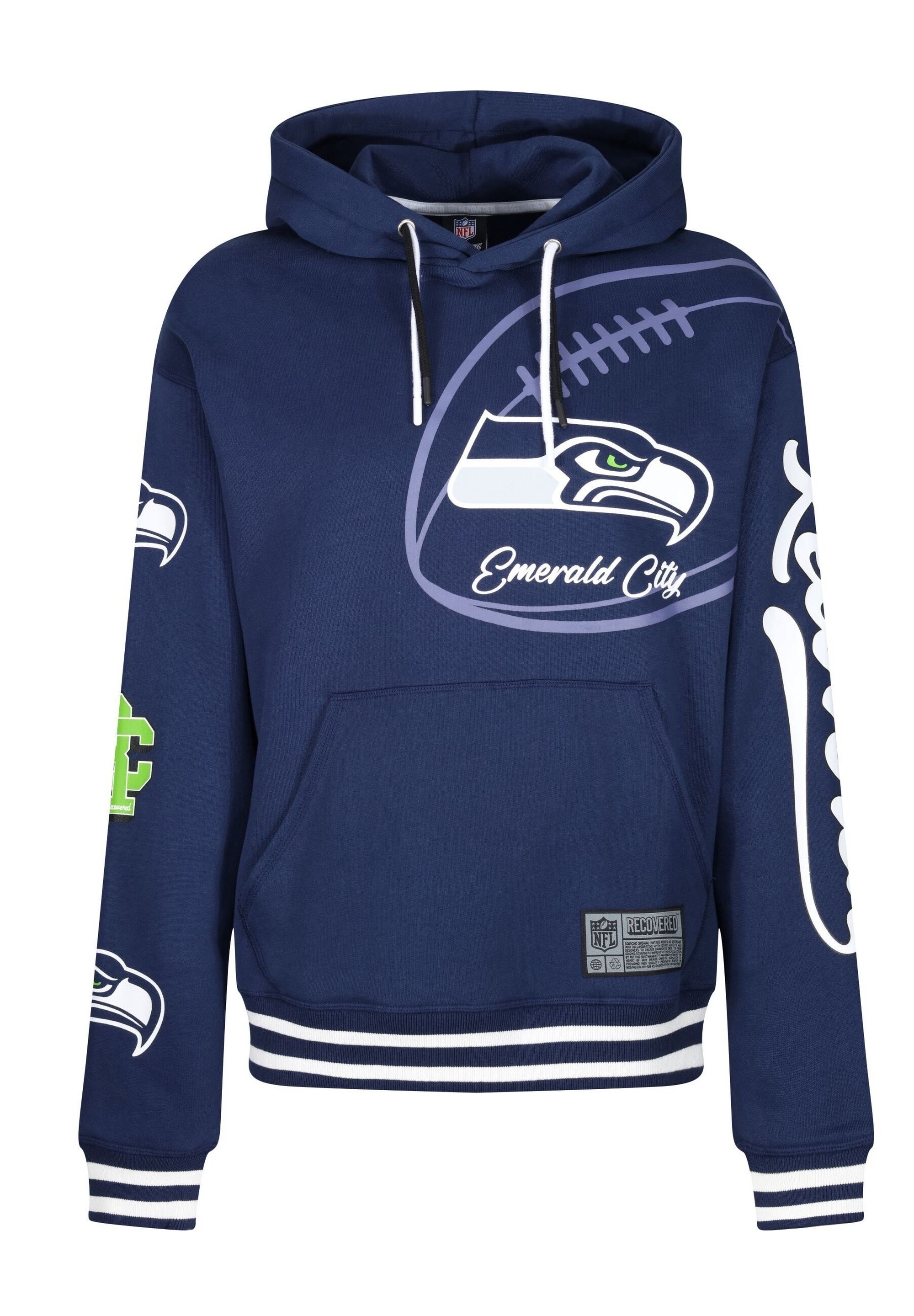 Recovered Kapuzensweatshirt »NFL Seahawks Emerald City«, für alle Seattle Seahawks-Fans